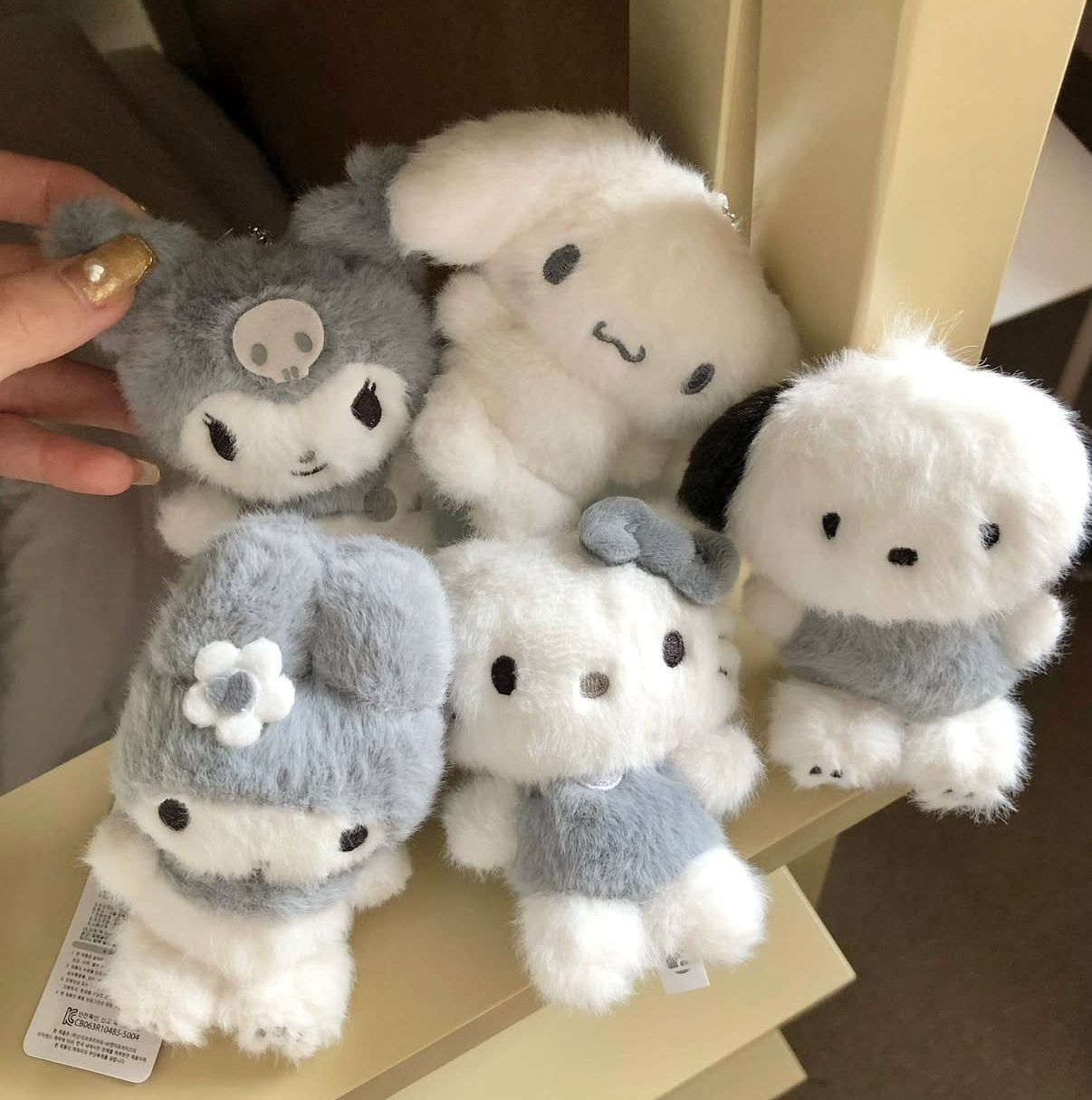 (現貨) KR SANRIO MONO TONE KEYCHAIN