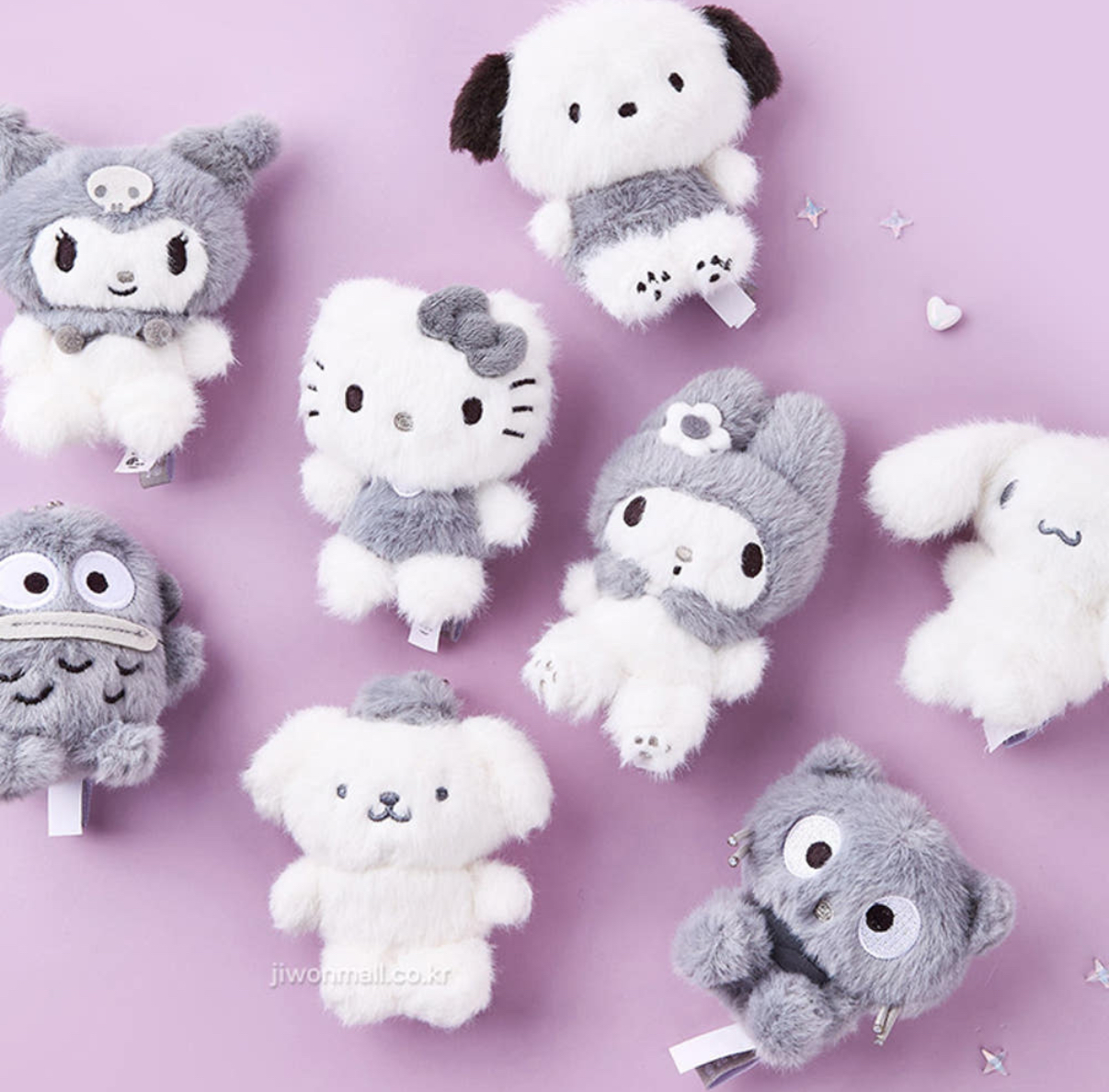 (現貨) KR SANRIO MONO TONE KEYCHAIN