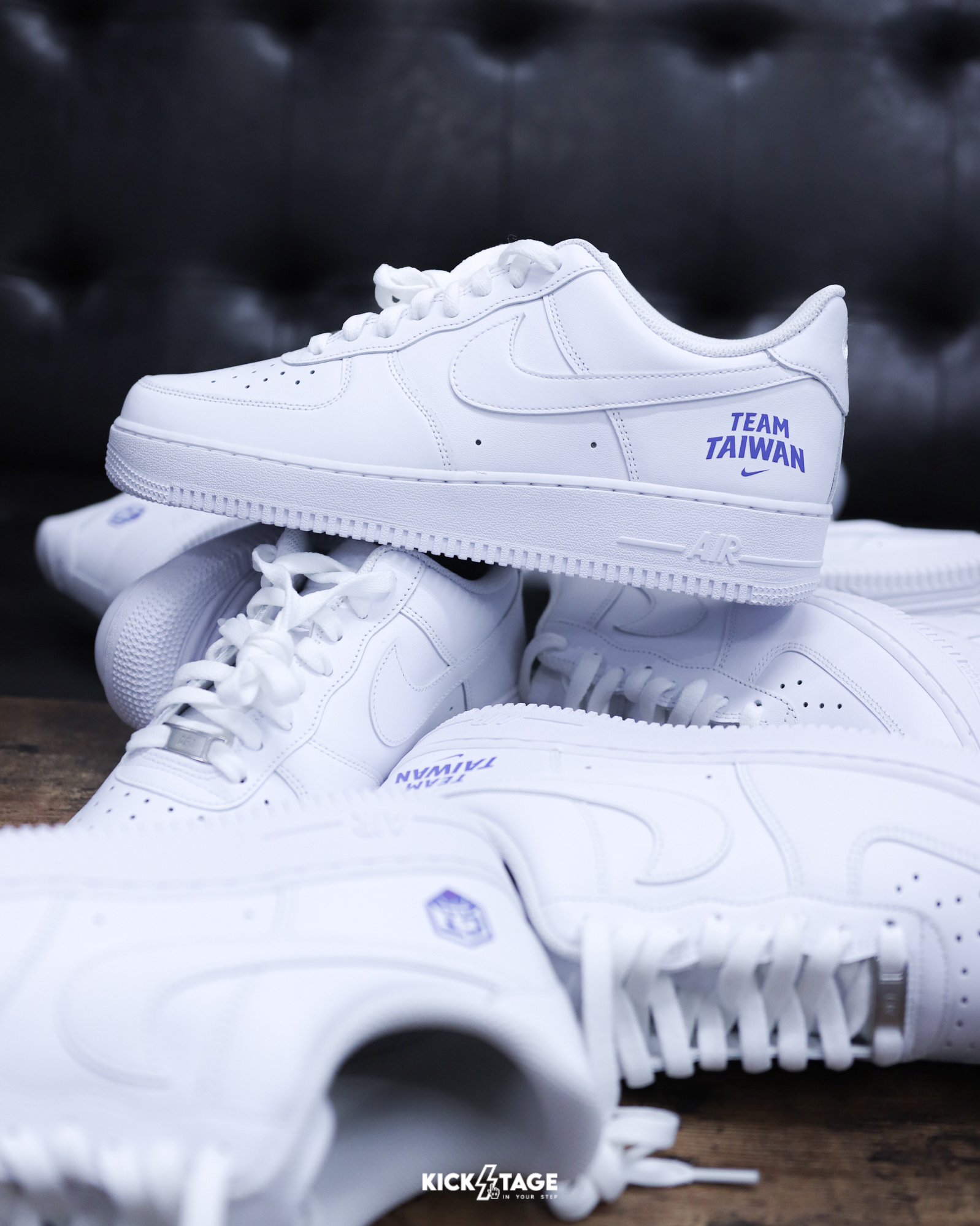 <限量商品，不退換> 挺台灣 TEAM TAIWAN 中華隊 x NIKE AIR FORCE 1 AF1 全白皮革 經典復古 鐵牌 低筒 休閒鞋【CW2288111TW】WAF1