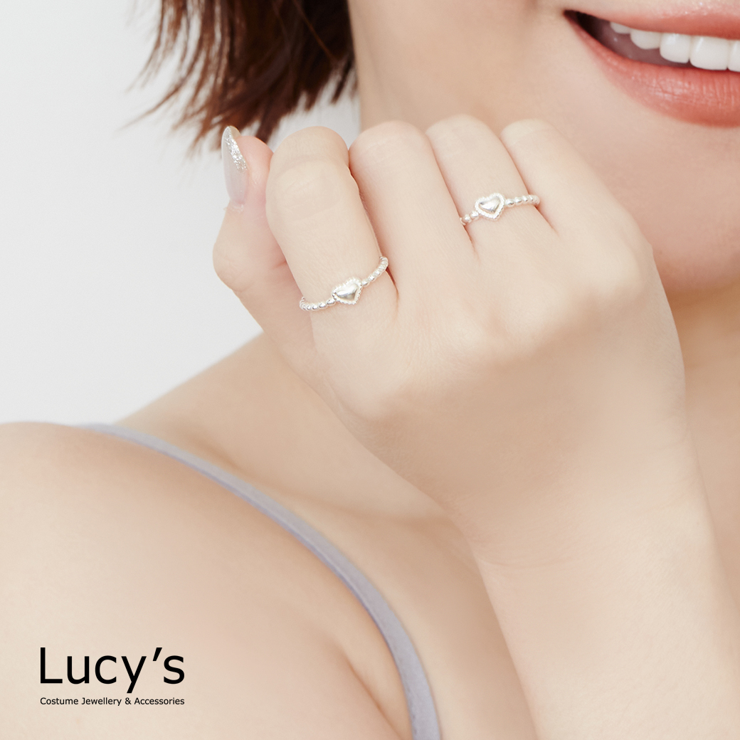 925純銀 甜心 尾戒 (125518/125519/125520)