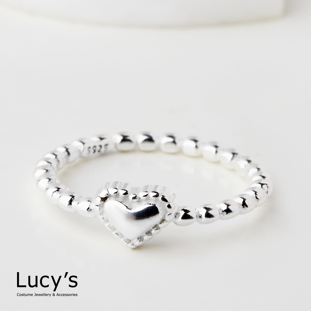 925純銀 甜心 尾戒 (125518/125519/125520)