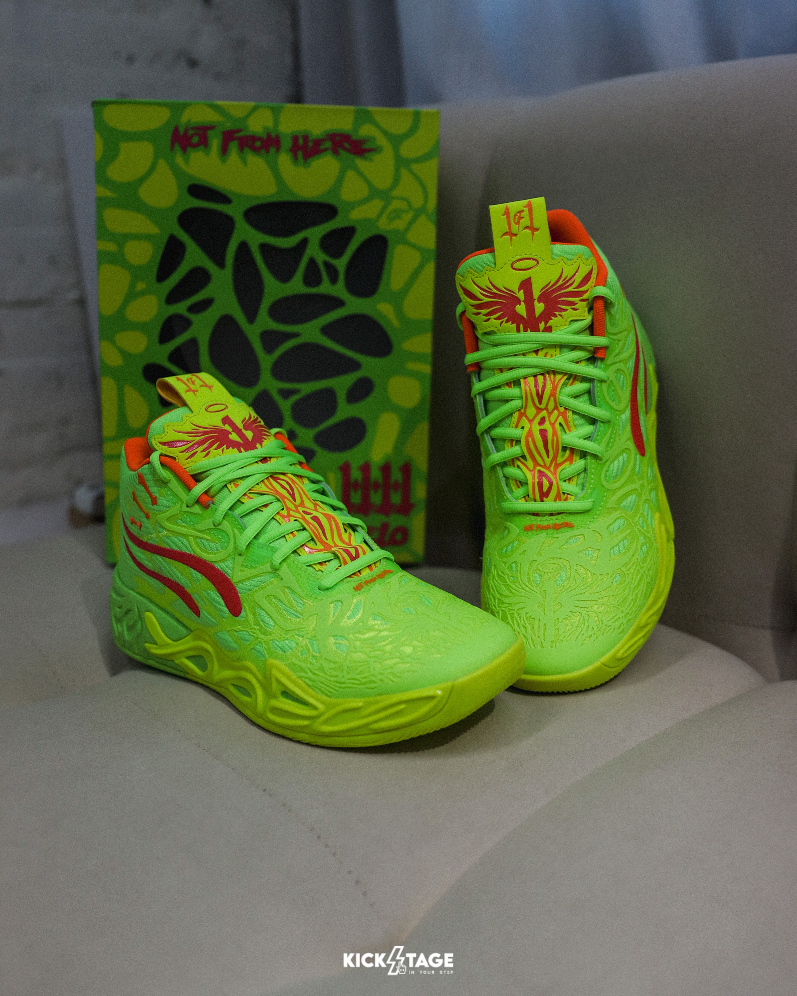 男女鞋 PUMA MB.04 GEM 綠色 緩震 支撐 運動 籃球鞋【311421-01】