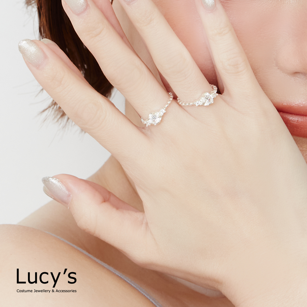 925純銀 璀璨亮點 戒指 (125332/125333/125334)