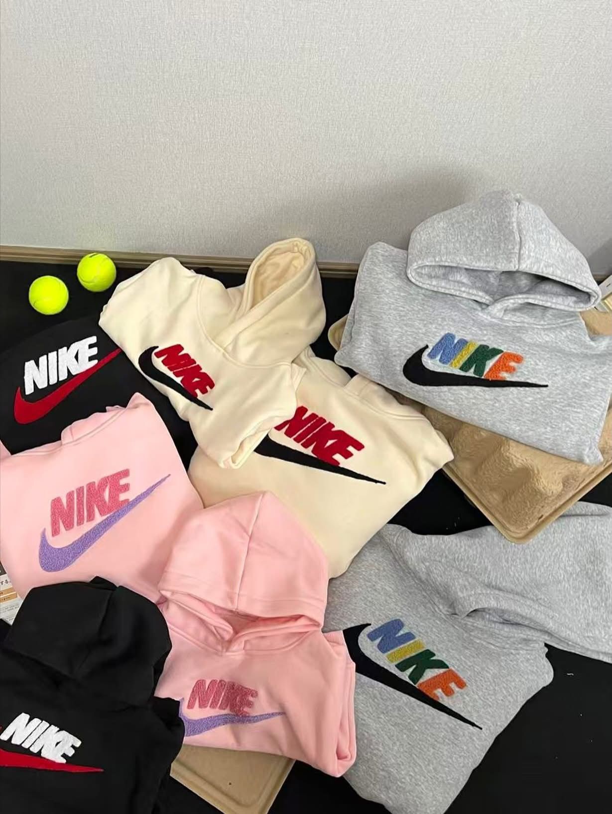 廠單 NK彩色毛巾繡加絨親子衛衣