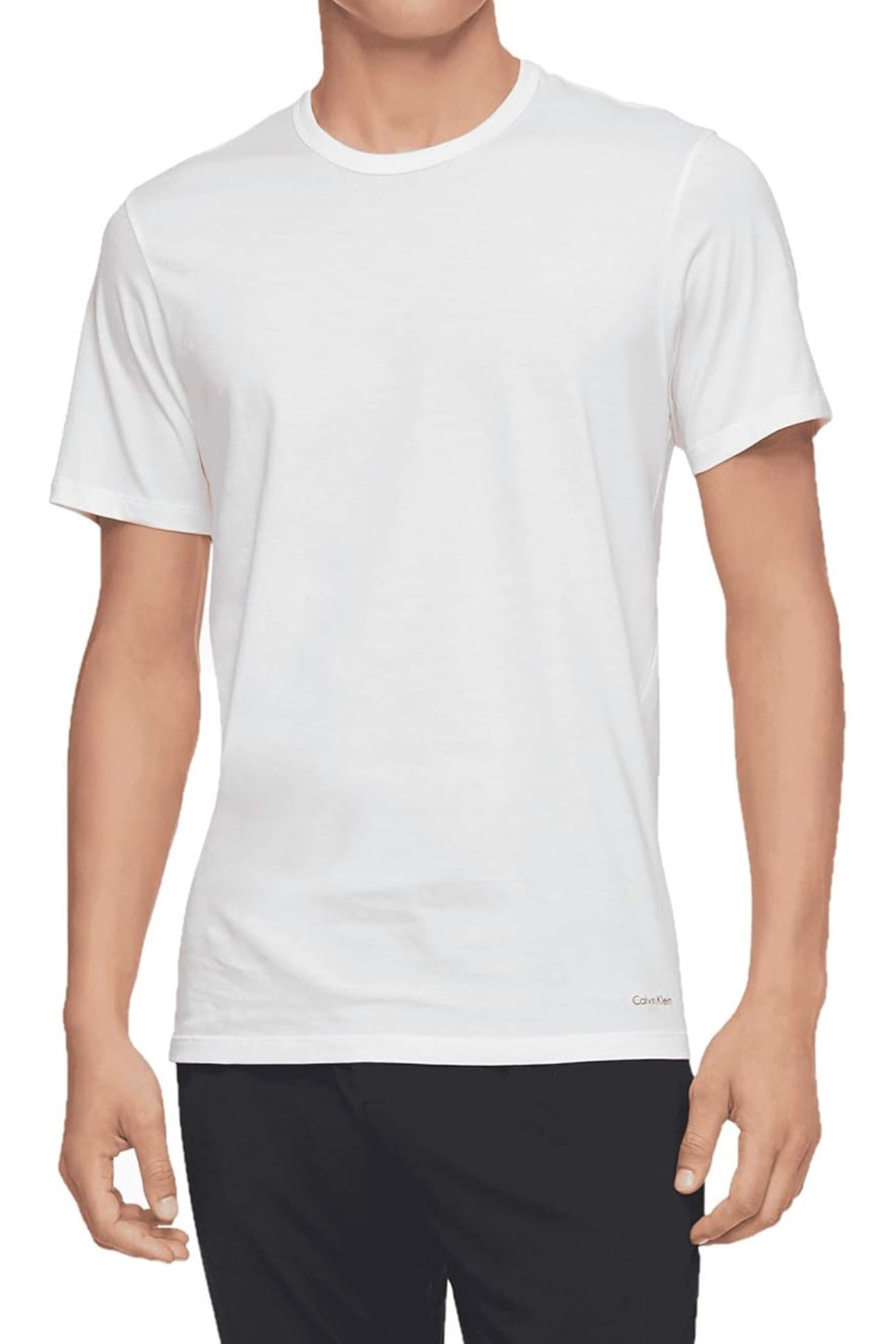 【預購】Calvin Klein K111199 男裝圓領短袖上衣(白色)(一套三件)