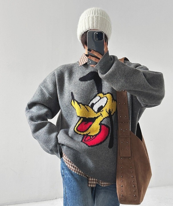 ᴴᴼᵀ ▸▸店長推薦◃◃ 秋冬新款/狗狗卡通針織上衣 MANIFEST正韓🇰🇷