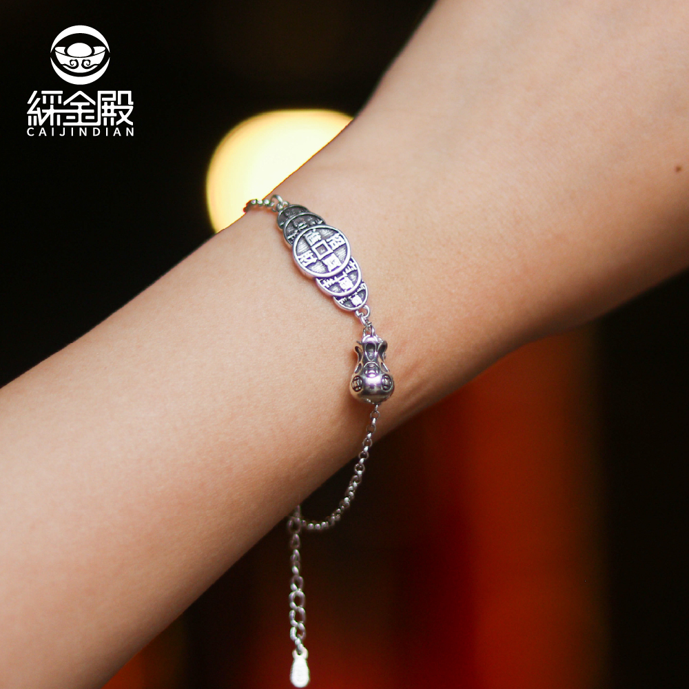 五帝錢開運手鍊-招財富貴｜財富｜避邪｜化煞｜財富滿滿｜飾品｜過爐加持【綵金殿】