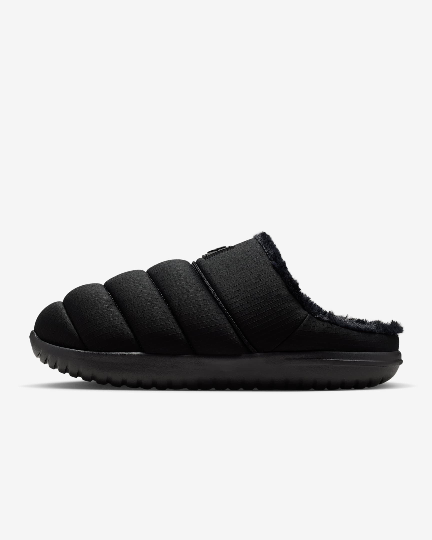 預購┃Nike Burrow SE 內裡 毛毛 麵包 拖鞋 全黑