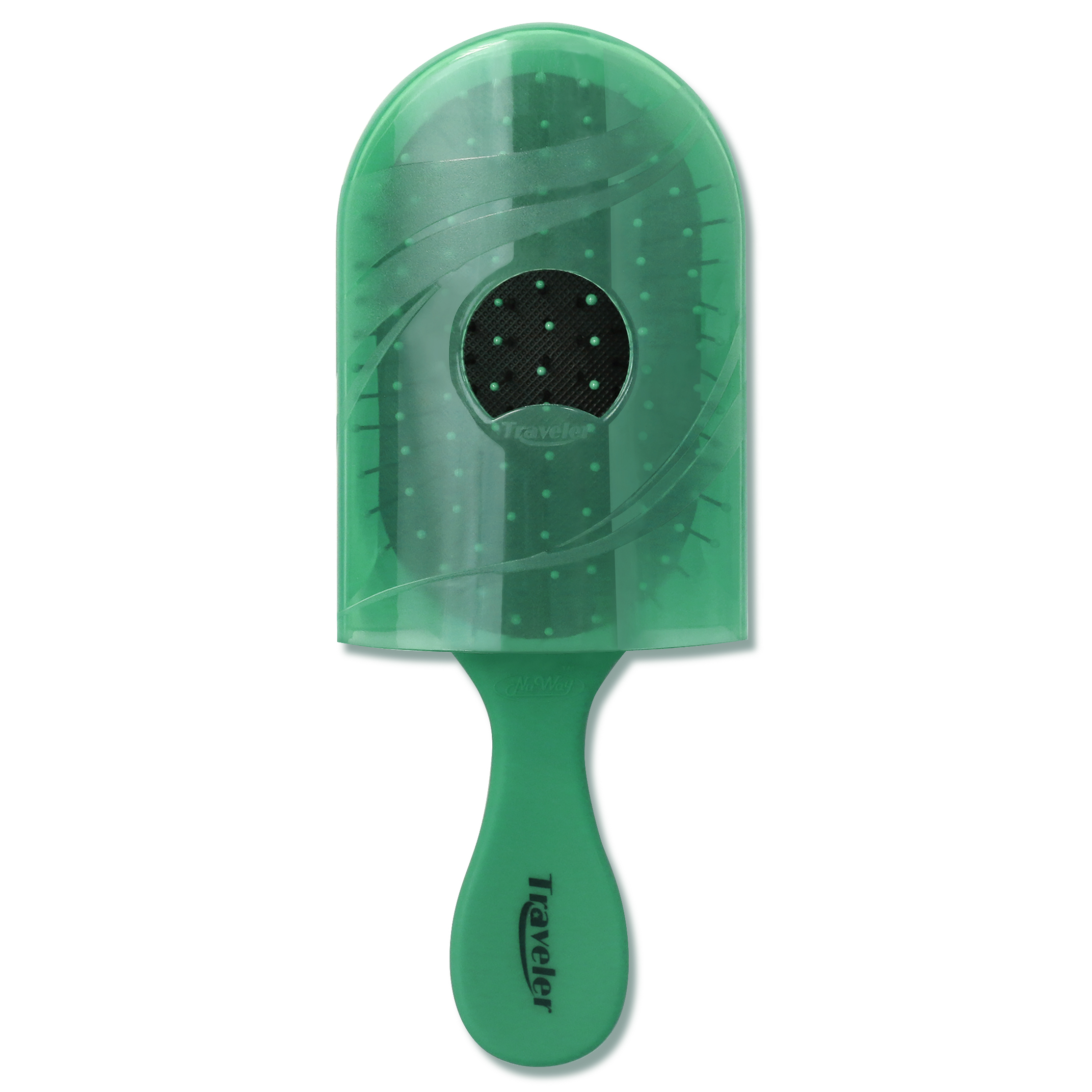 Nuway4hair 施魔梳 (Travel Vanity/ 旅行裝氣墊)(Dark Green) Detangling Brush