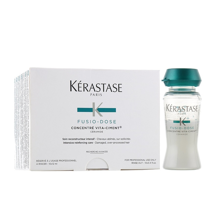 Kerastase Fusio Dose Concentre Vita-Ciment 10x12ml(Serum) 卡詩活力膠結物1號精華