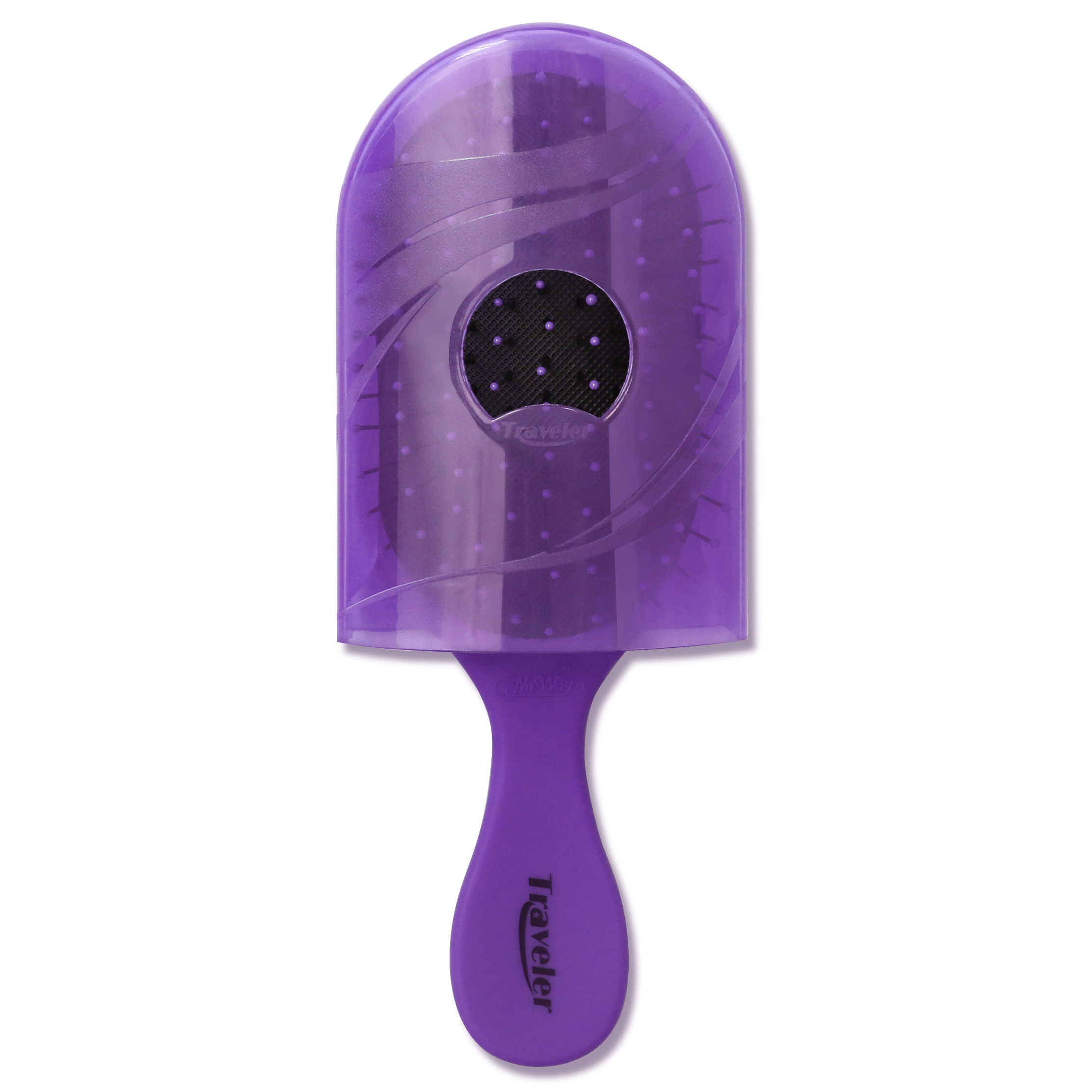 Nuway4hair 施魔梳 (Travel Vanity/ 旅行裝氣墊)(Dark Purple) Detangling Brush