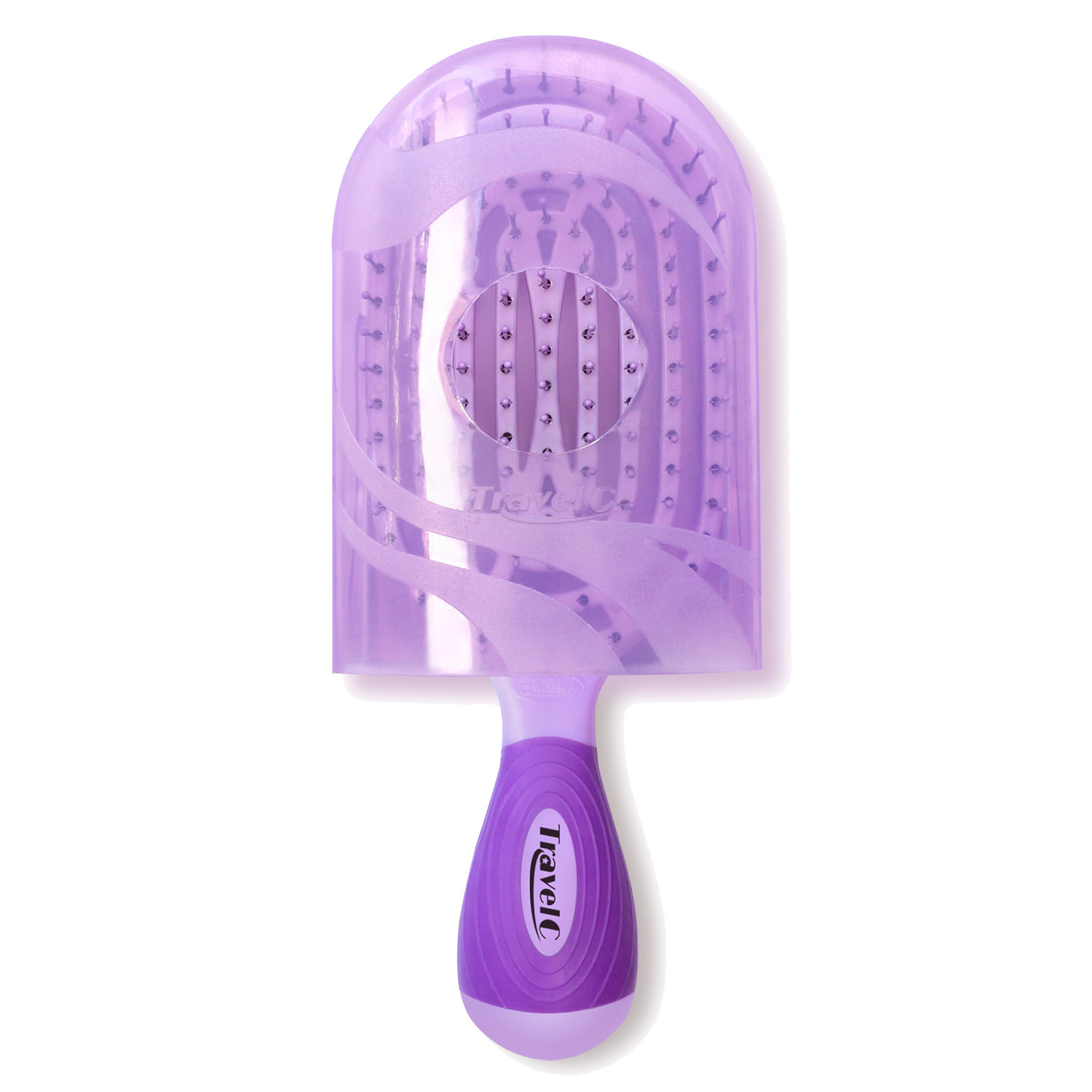 Nuway4hair 施魔梳 (Travel C /旅行裝) (Purple) Scalp Care Detangler Brush