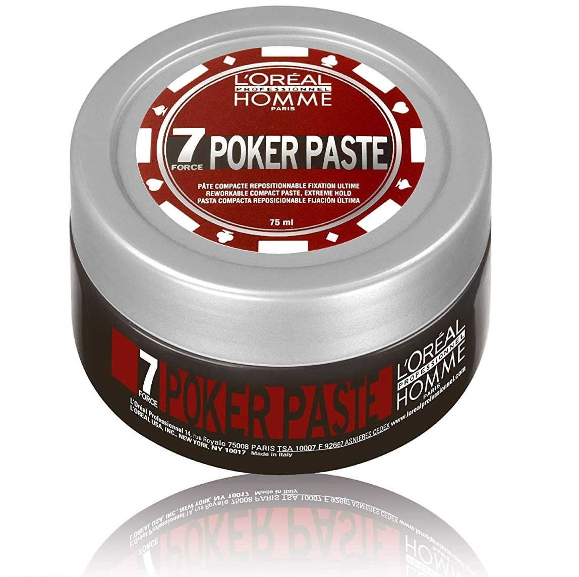 L’Oréal Professionnel Poker Paste 75ml 萊莉雅啞光強力髮蠟