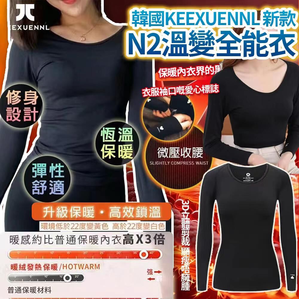 (現貨)韓國 Keexuennl 新款 N2 溫變全能衣