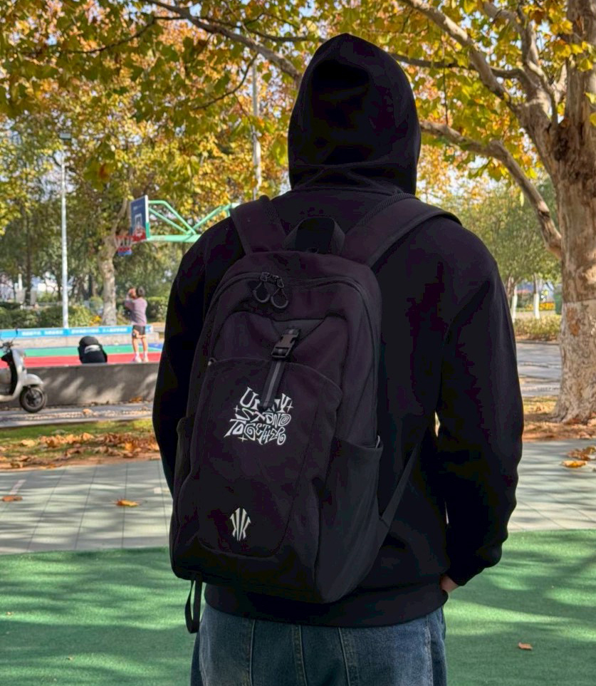 <西門店現貨> ANTA KAI 黑白 登山 學生包 體育生 書包 雙肩包 後背包【192531158D-1】歐文 Kyrie Irving