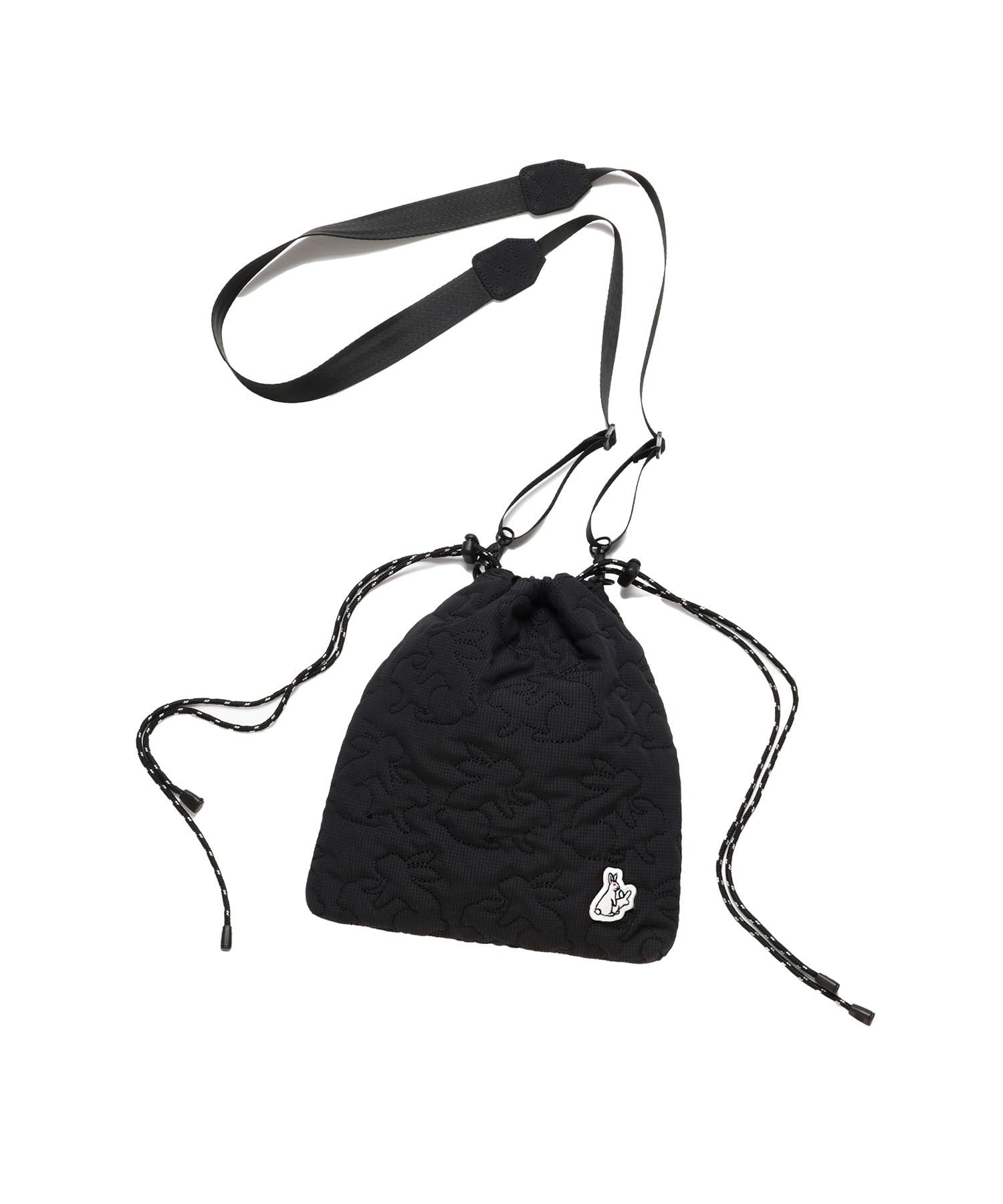 2025AW FR2 Rabbits Quilt Drawstring Bag 刺繡 兔子 束口 側背包 現貨 FRA1902