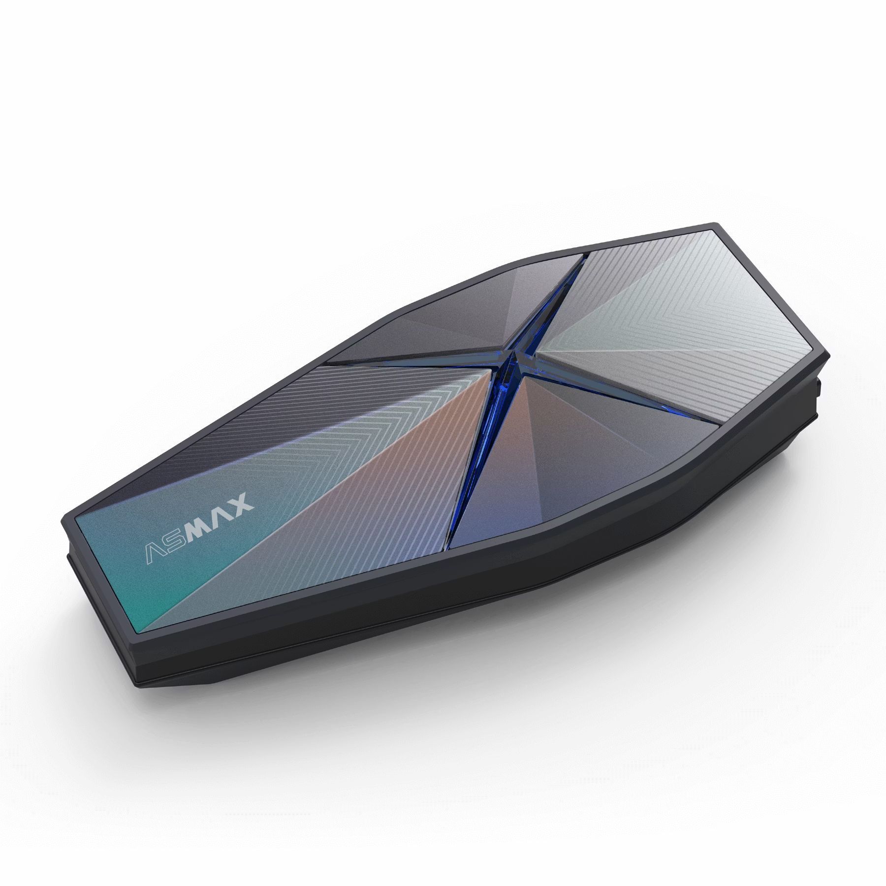 ASMAX F1 Pro 耀光灰 騎士藍芽耳機