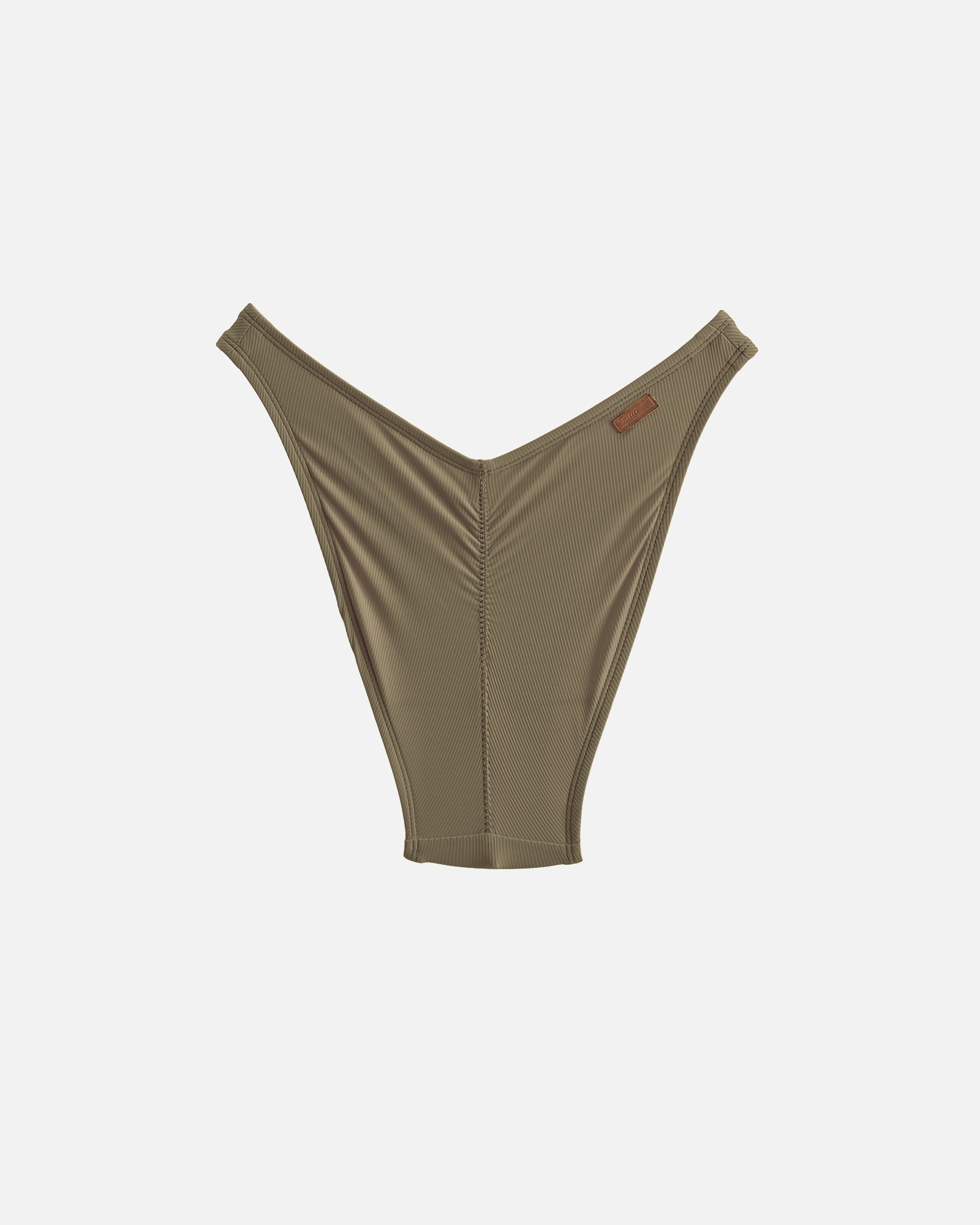 【羅紋藤綠】VOU 海鷗拋臀泳褲