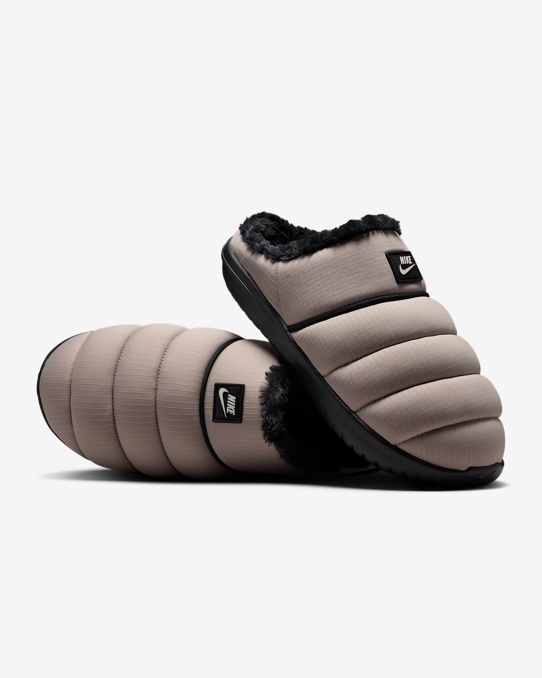 預購┃Nike Burrow SE 內裡 毛毛 麵包 拖鞋 卡其