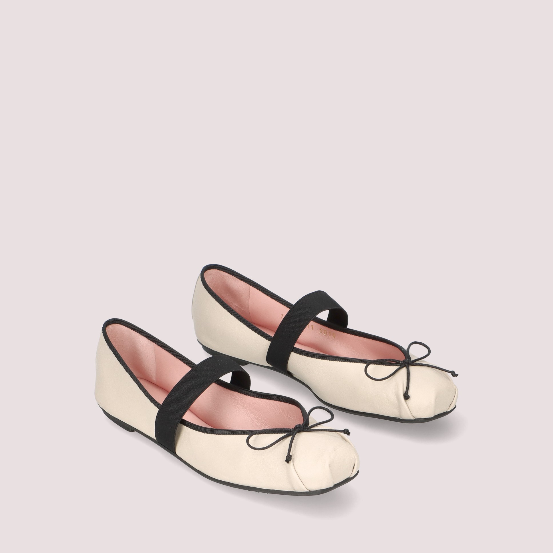 1PB1113-013 PRETTY BALLERINAS Kristen Ballet Flats White Leather #51591_005 (S-K11-E)