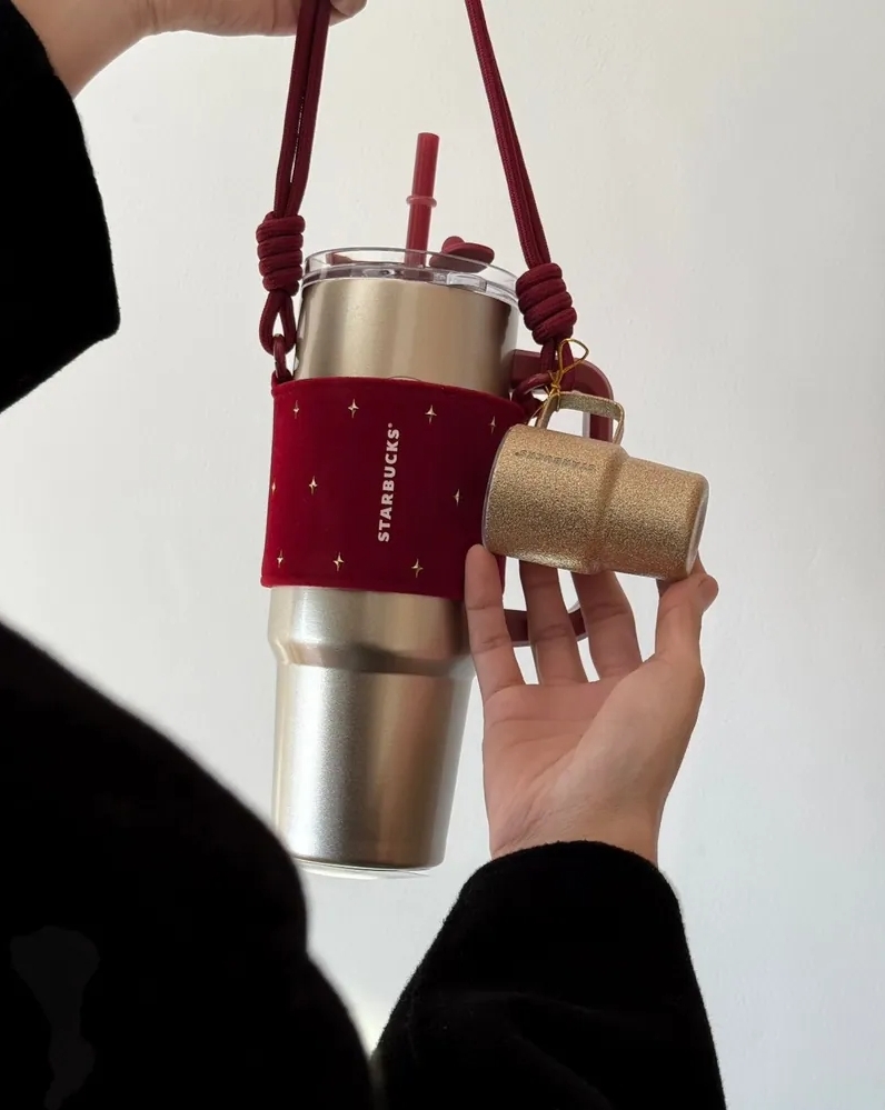 <現貨!!聖誕浪漫🎀🎄> Starbucks 星巴克 聖誕 系列 保溫杯 蝴蝶結 杯套