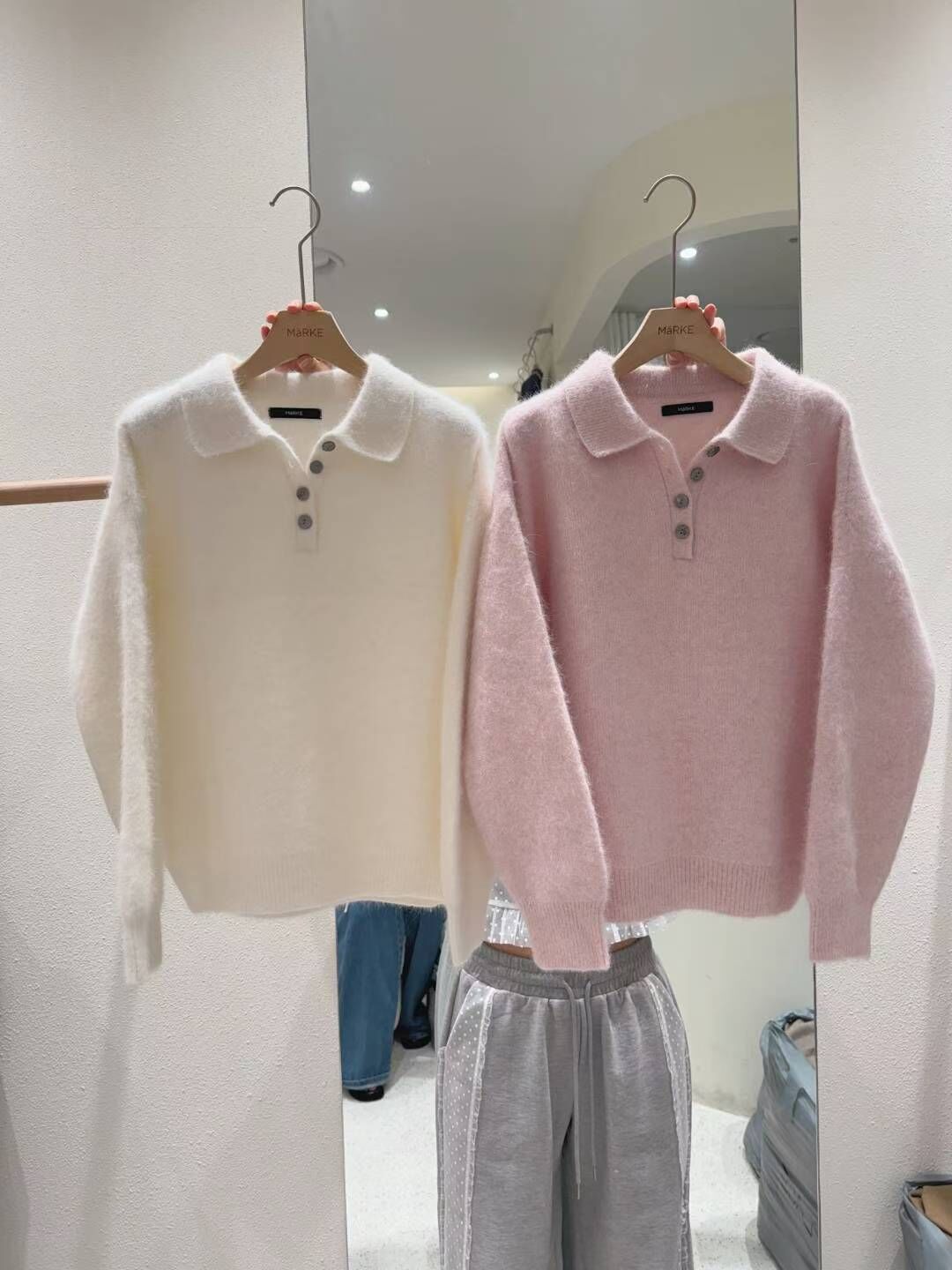 ME5233 水蜜桃絨毛上衣