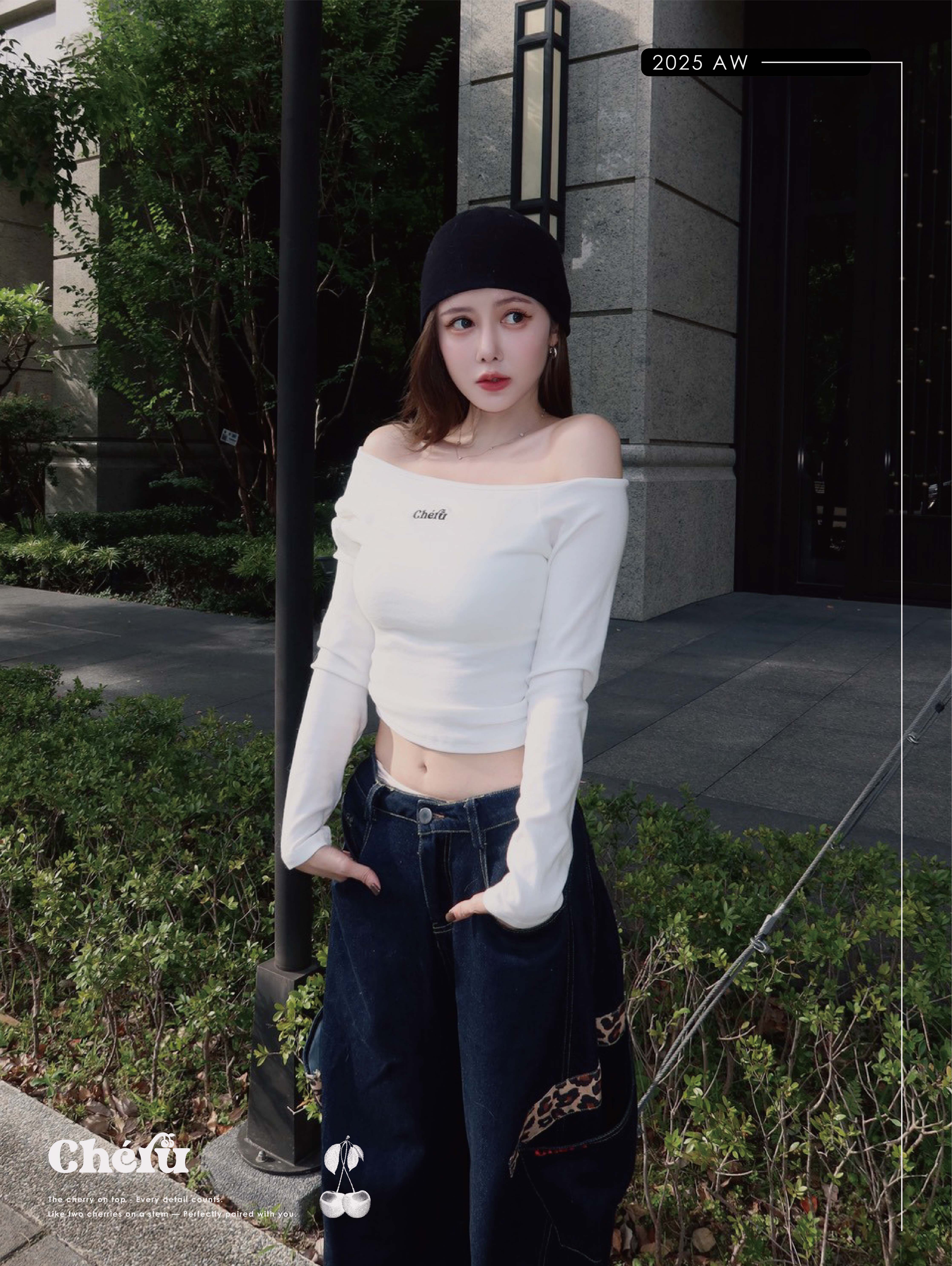 Bra top  斜肩多種穿法短版上衣 四色