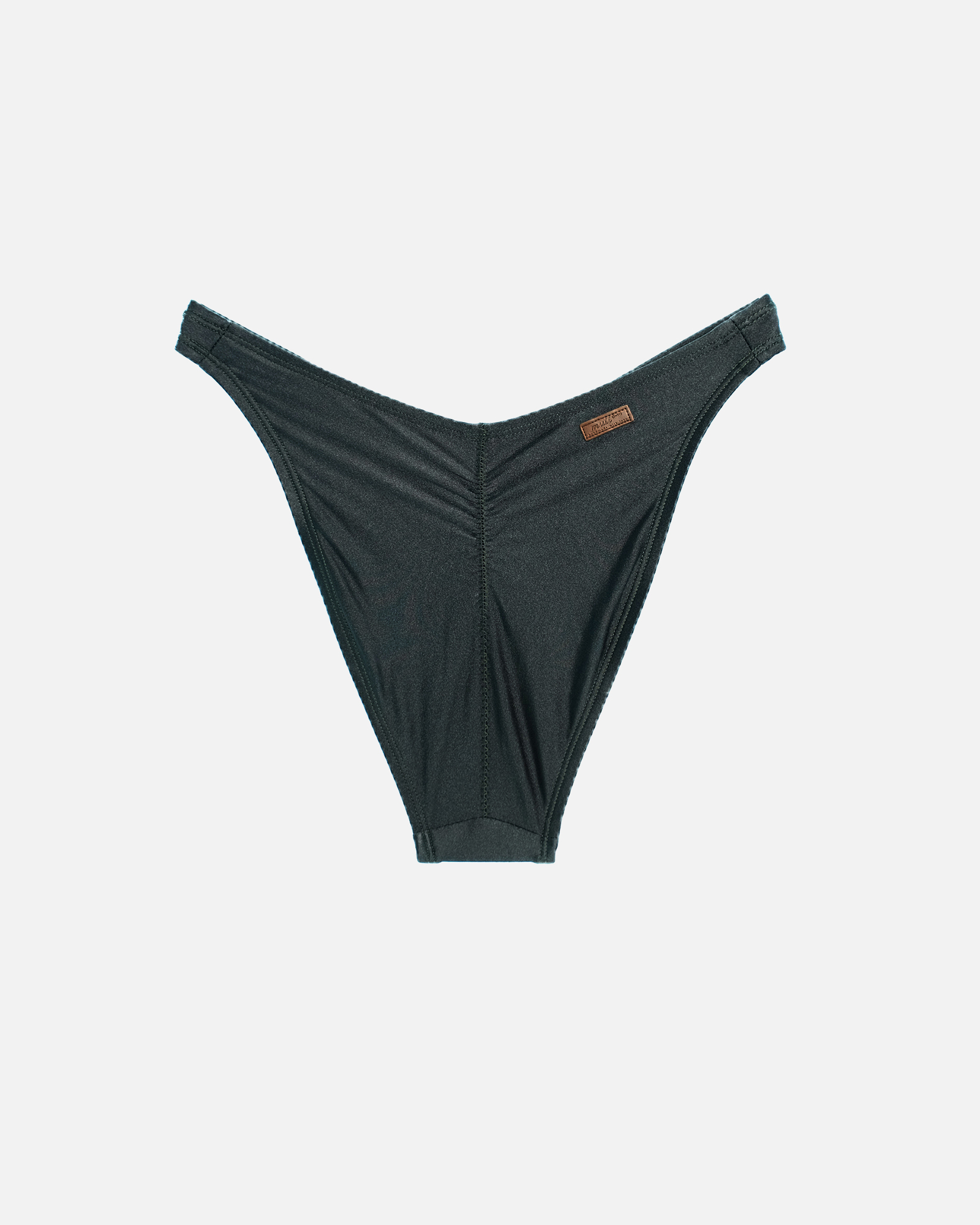 【絲光深綠】VOU 海鷗拋臀泳褲