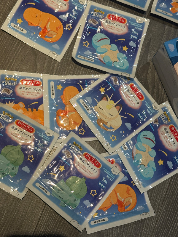 花王 X 寶可夢 蒸氣眼罩（無香）12入