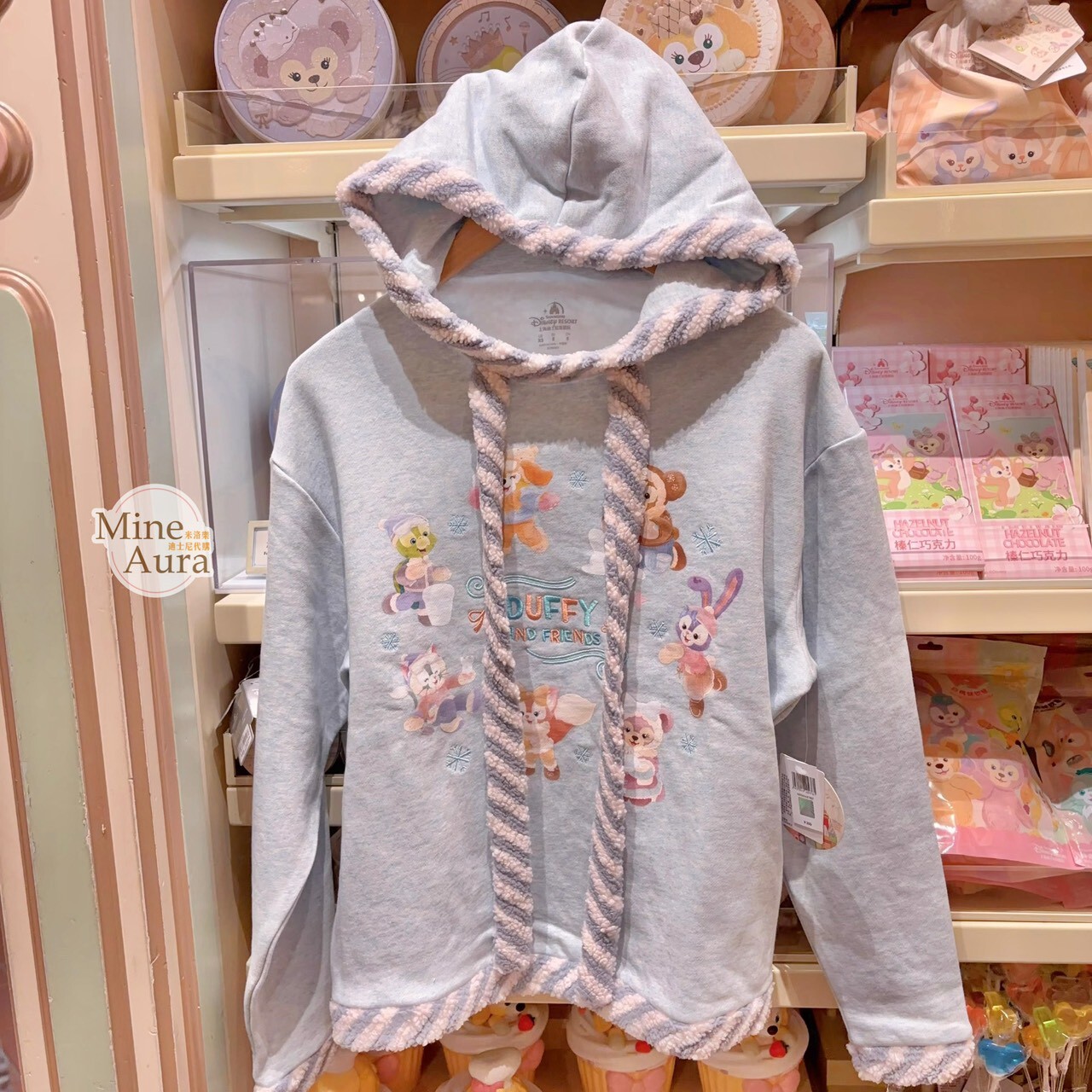達菲 Duffy 與好友們 冰雪伙伴系列 長袖 連帽 上衣 -上海迪士尼樂園