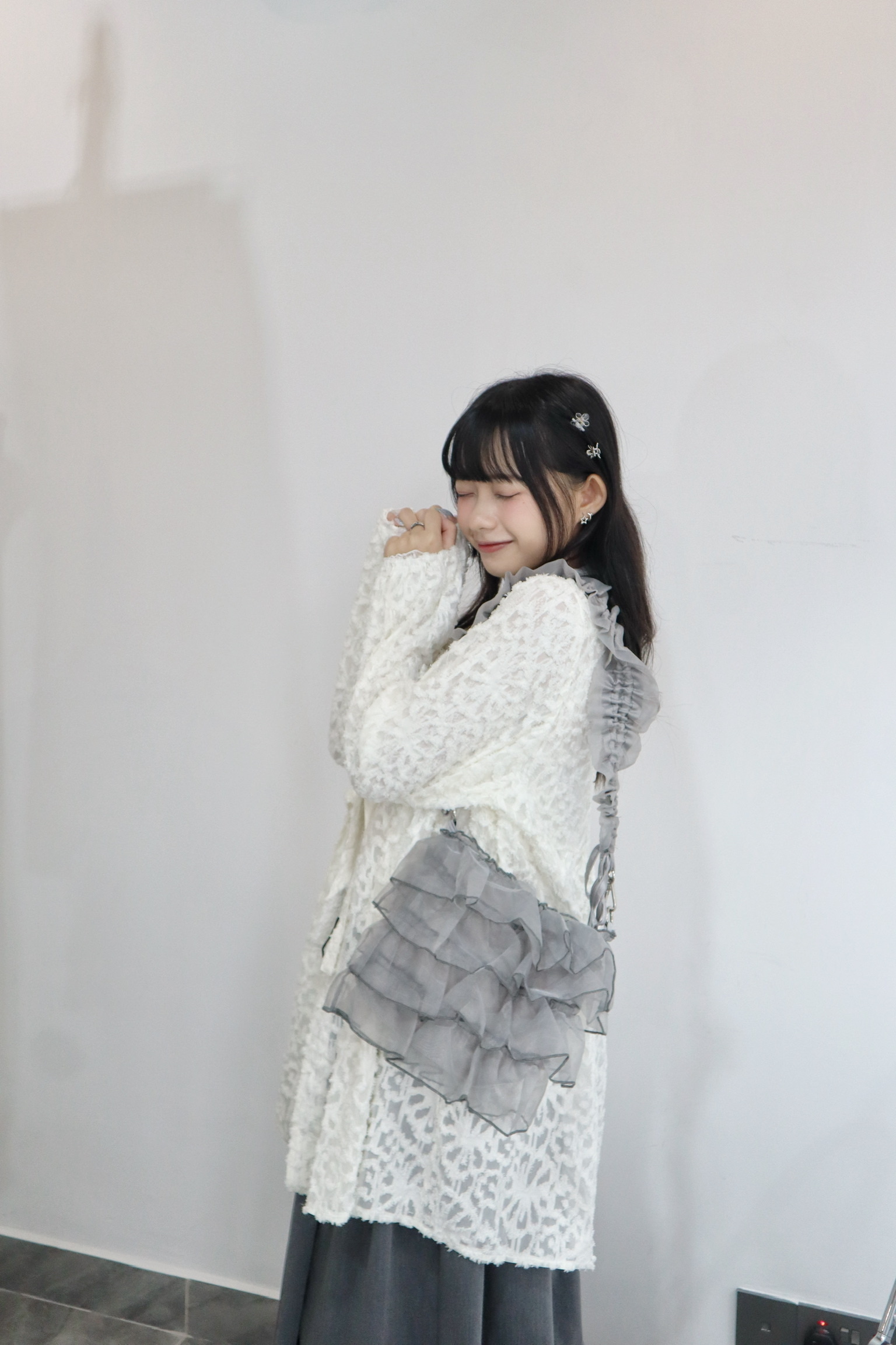 蛋糕ruffle 紗紗袋 S size 四色入