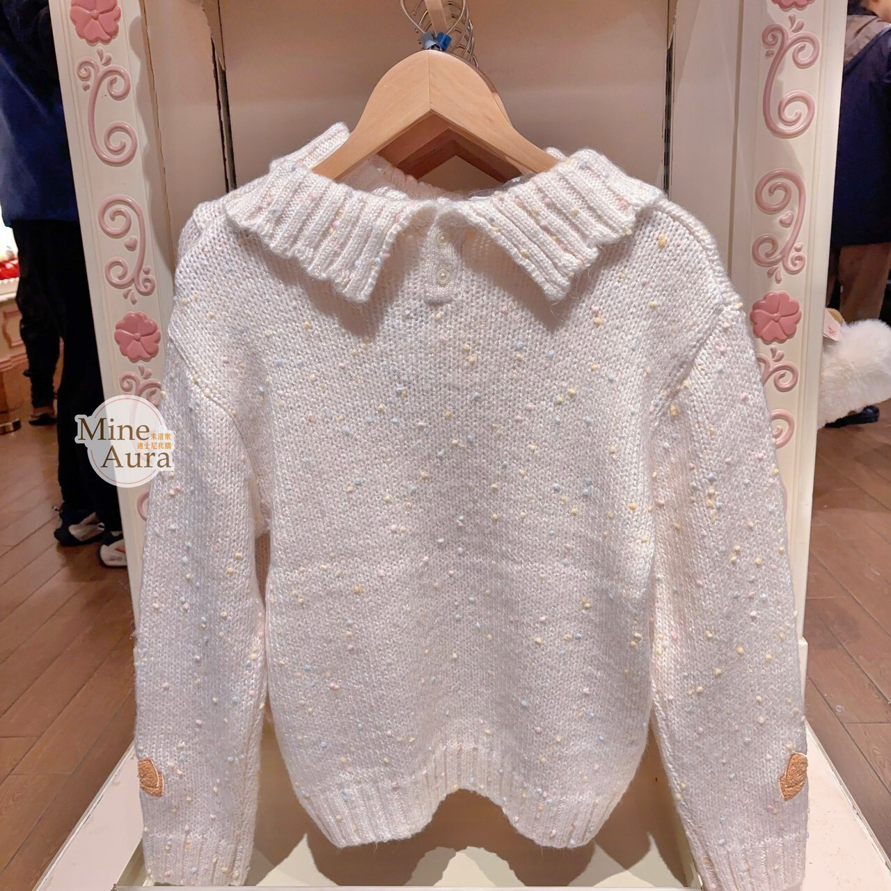 達菲 Duffy 與好友們 冰雪伙伴系列 玲娜貝兒 LinaBell 大頭圖案 兒童 毛衣 上衣 -上海迪士尼樂園