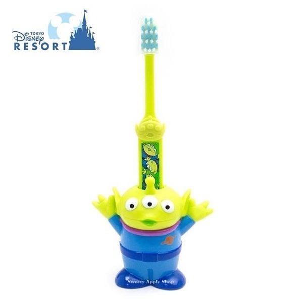 現貨┃Disney 迪士尼 玩具總動員 三眼怪 造型 牙刷 牙刷座