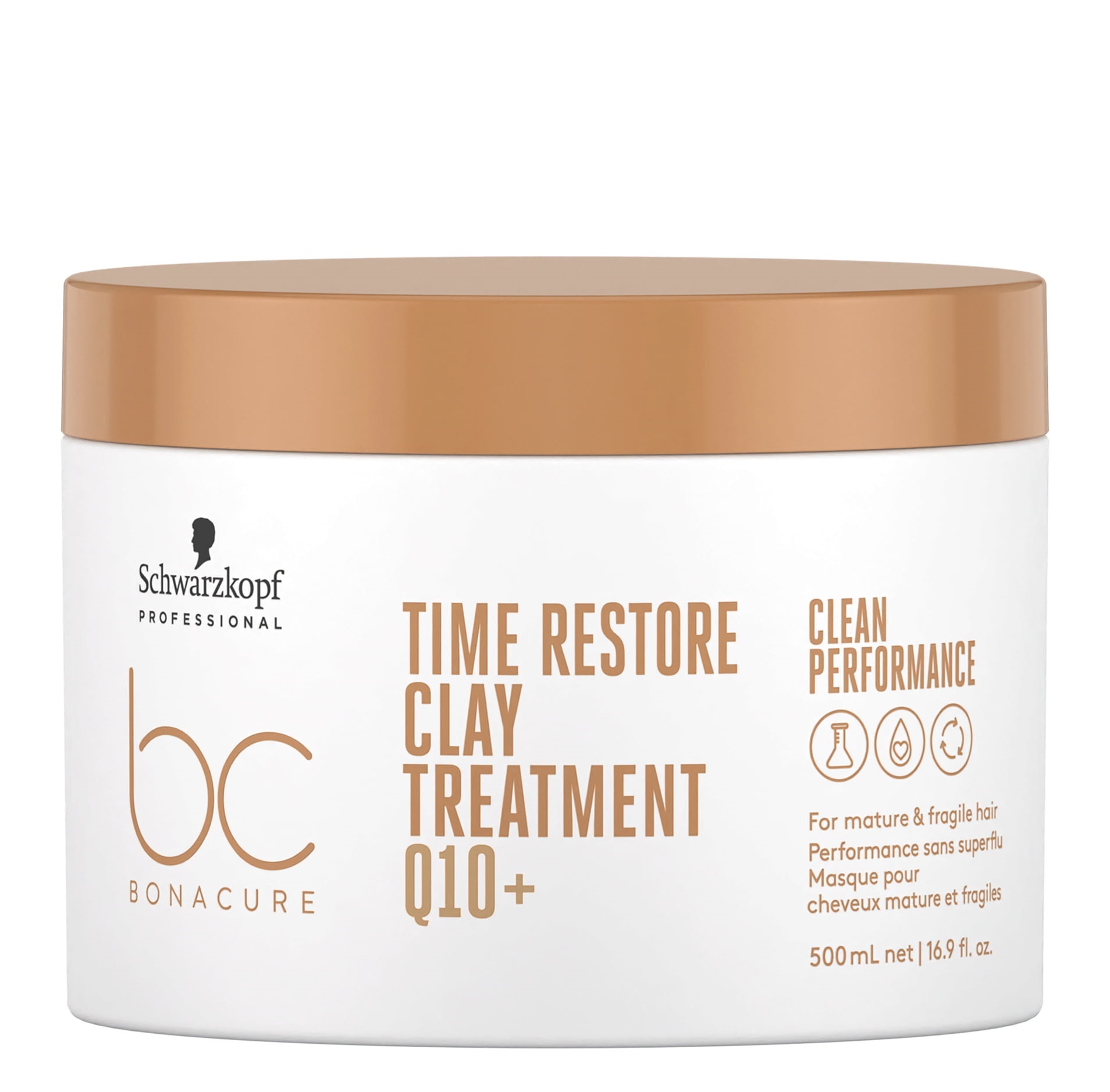 Schwarzkopf Q10+ Time Restore Clay Treatment 500ml 凝時再生髮膜