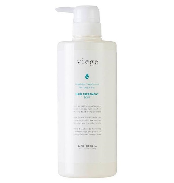 Lebel Viege Hair Treatment Soft 600ml 蔬果精華柔軟修護露