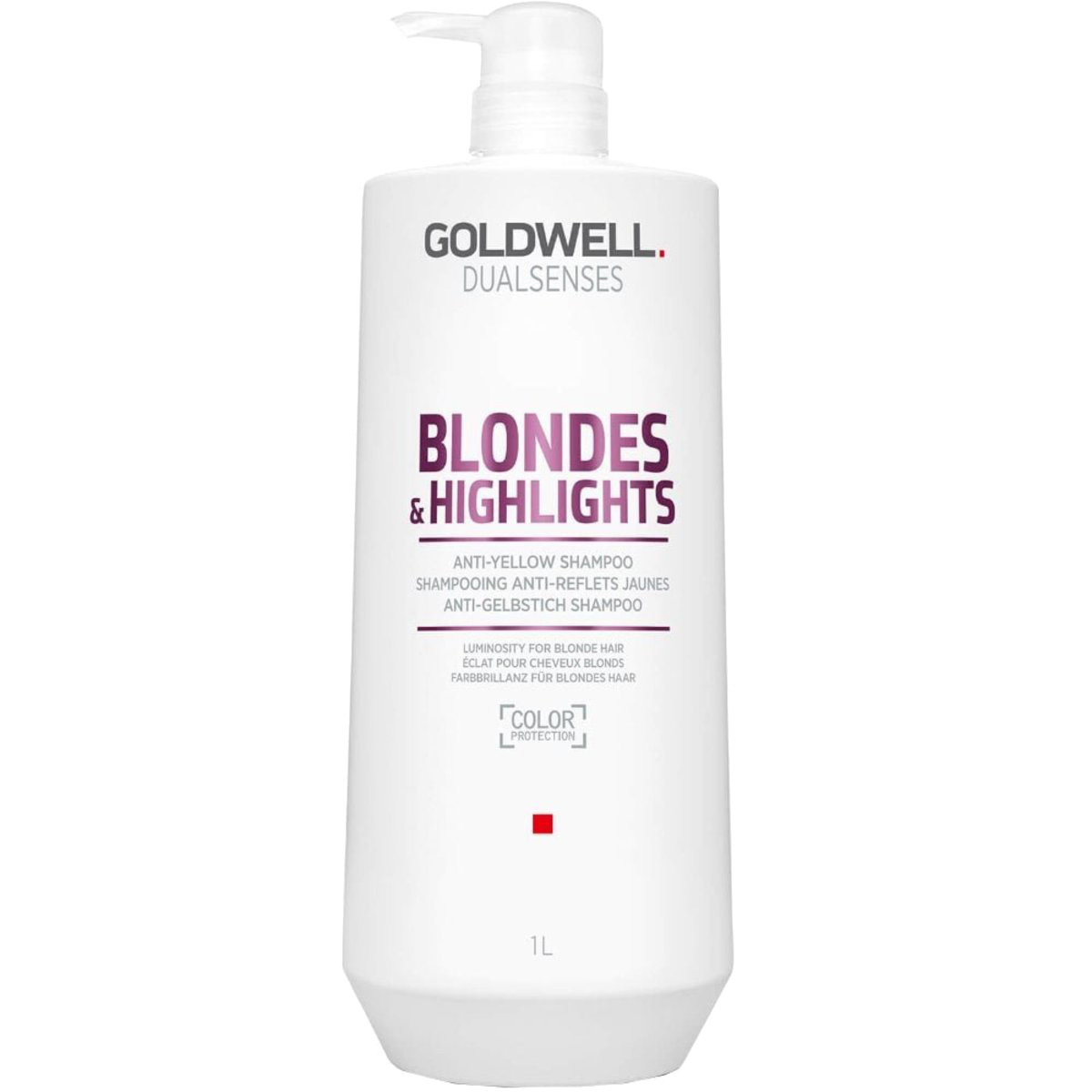 Goldwell Dualsenses Blondes & Highlights Anti-Yellow Shampoo 1000ml 歌薇冷色去黃洗髮露