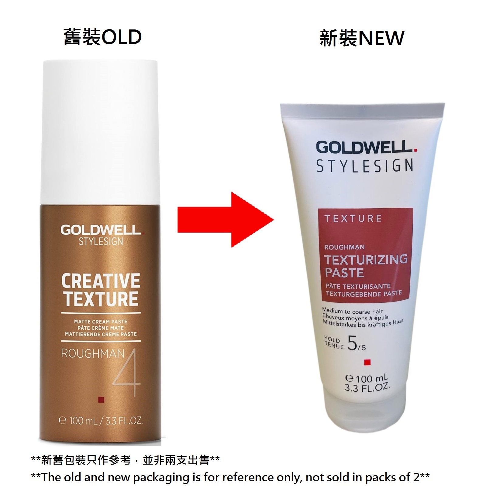 Goldwell Roughman Texturizing Paste 100ml 5/5 歌薇質感啞光髮泥