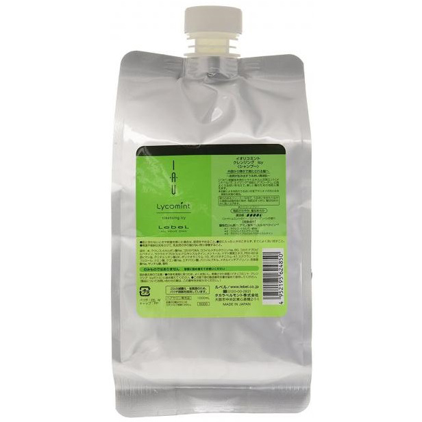 Lebel I.A.U. Lycomint Cleansing Icy 1000ml(Shampoo) 清爽冰涼抗老化洗頭水