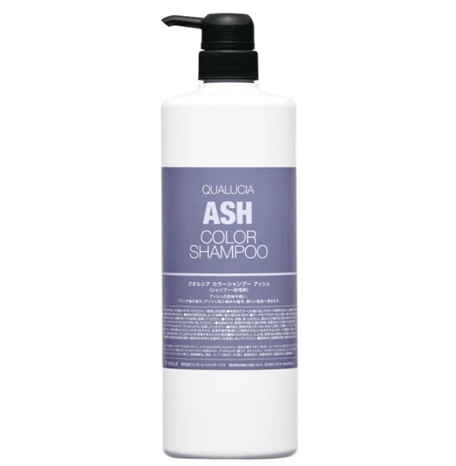 Fiole 日本 Qualucia ASH Color Shampoo 1000ml 補色洗髮水-灰色