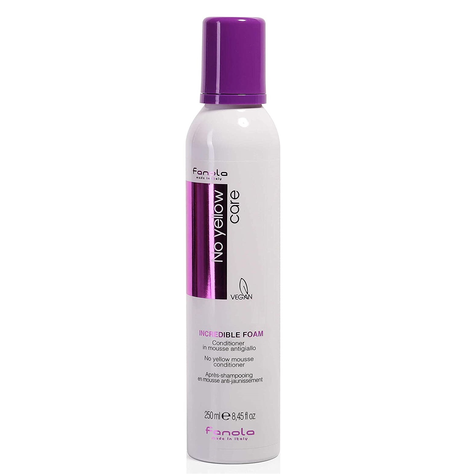 Fanola No Yellow Incredible Foam Mousse Conditioner 250ml 去黃護髮泡沫