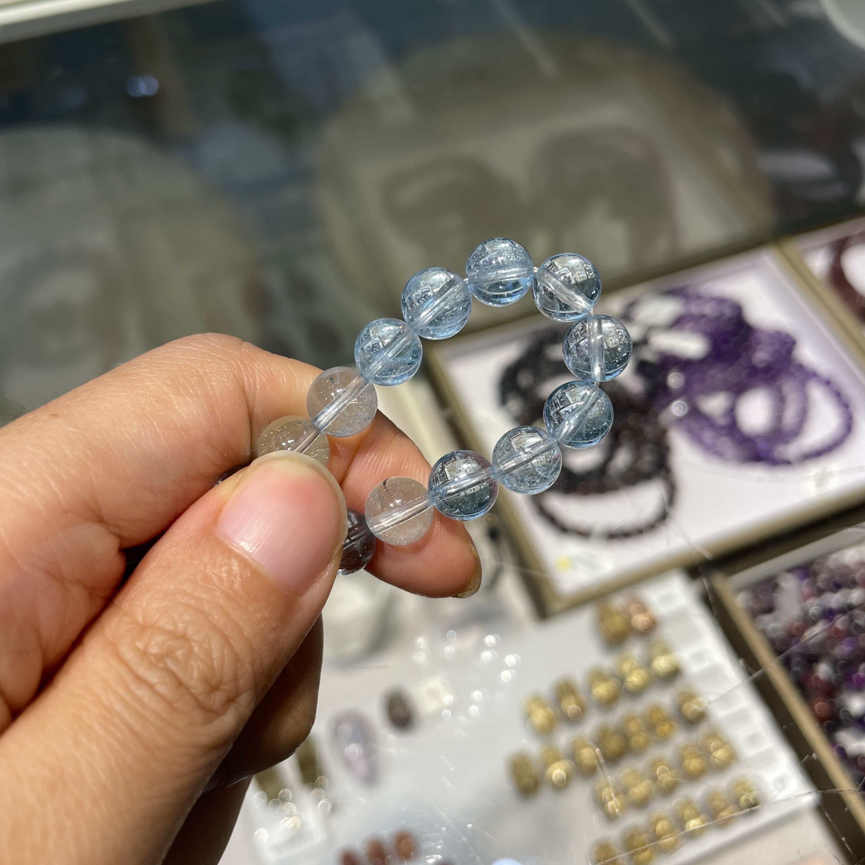 藍托帕石手串 83073 8mm