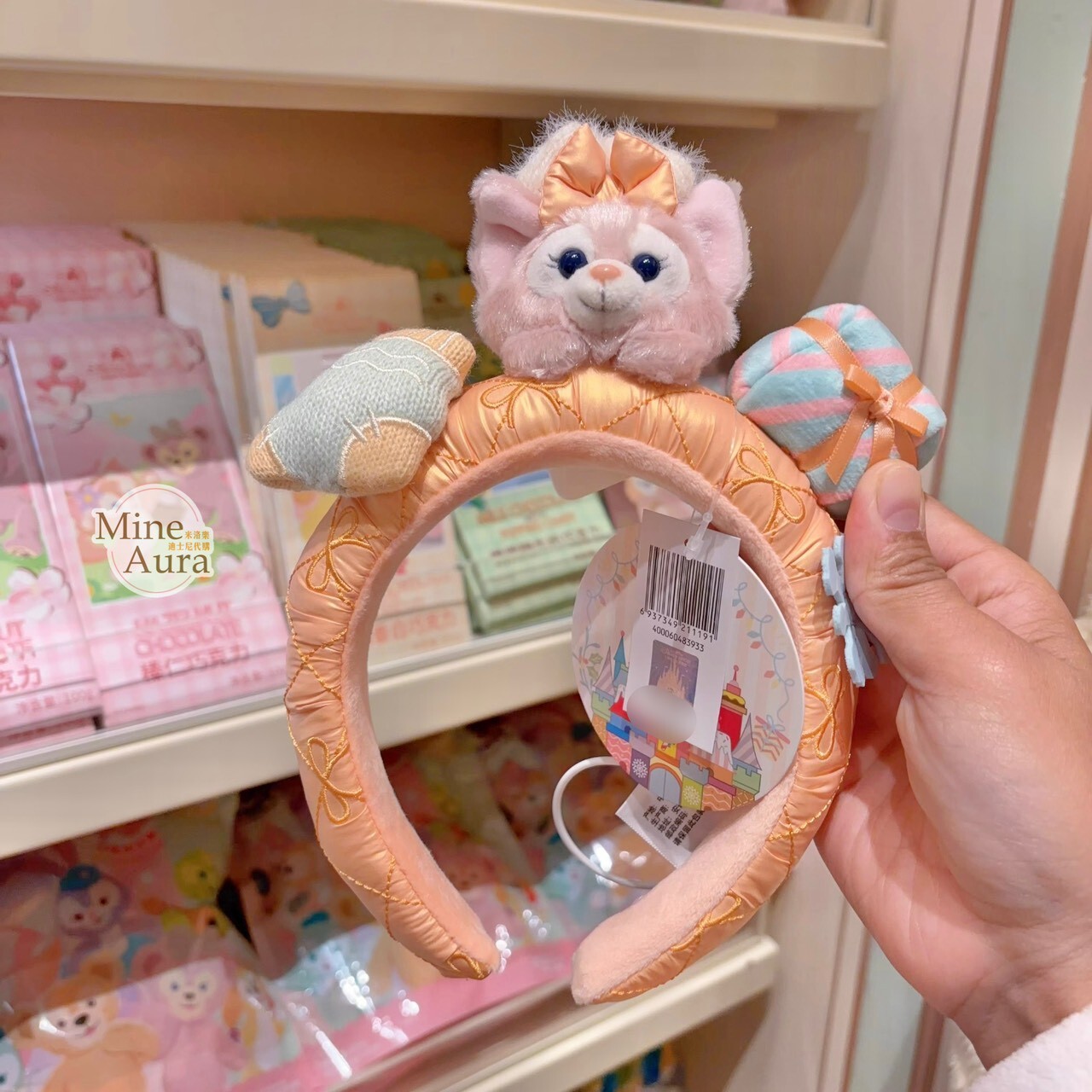 達菲 Duffy 與好友們 冰雪伙伴系列 玲娜貝兒 LinaBell 造型 髮圈 髮箍 -上海迪士尼樂園