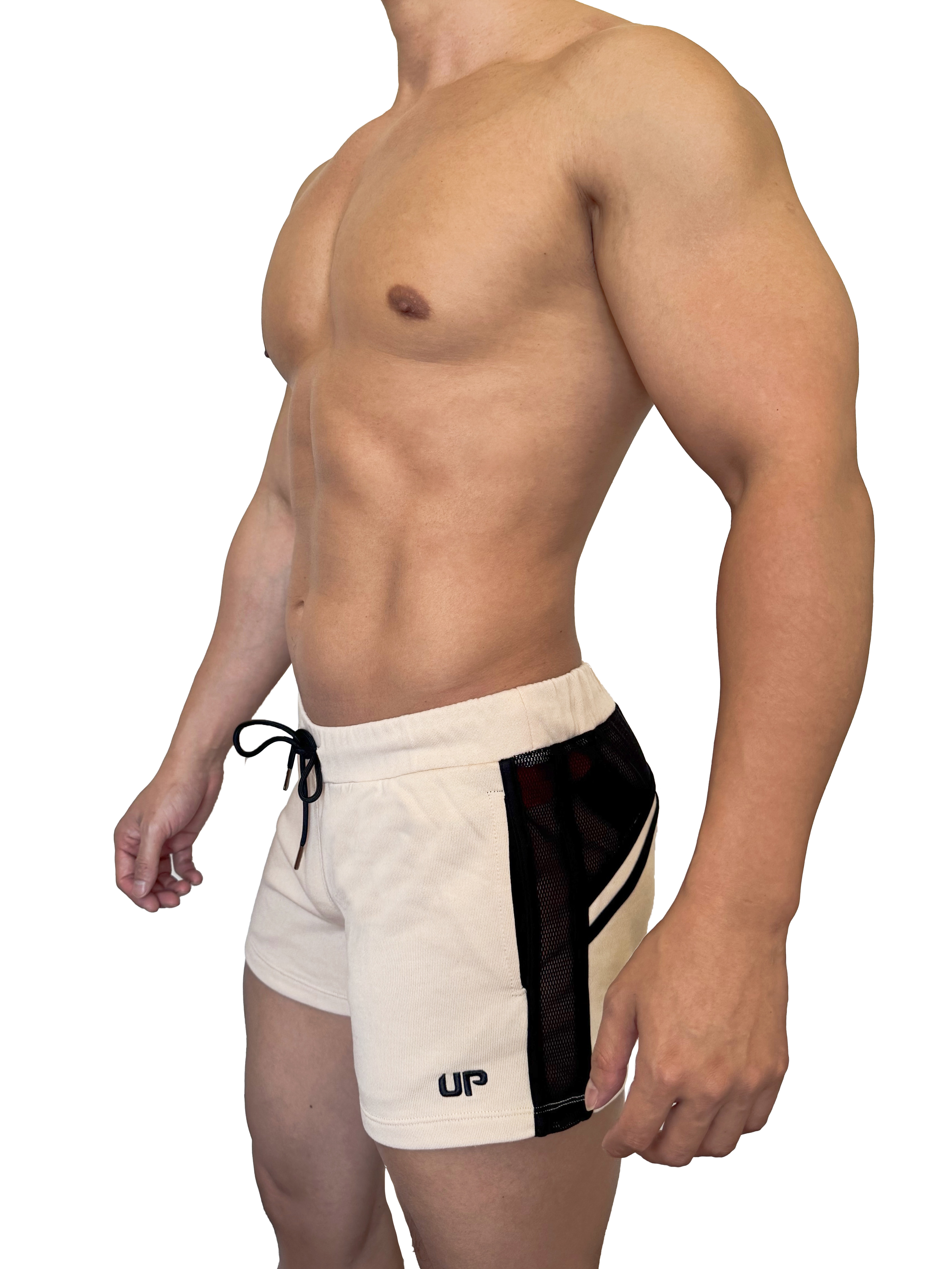 2026 全新系列 - UP For Fun Ultra 2 透視棉短褲 奶茶色