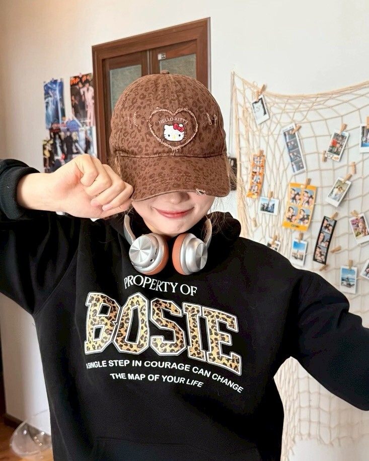 <正版授權>三麗鷗 HELLO KITTY 豹紋 漁夫帽 棒球帽