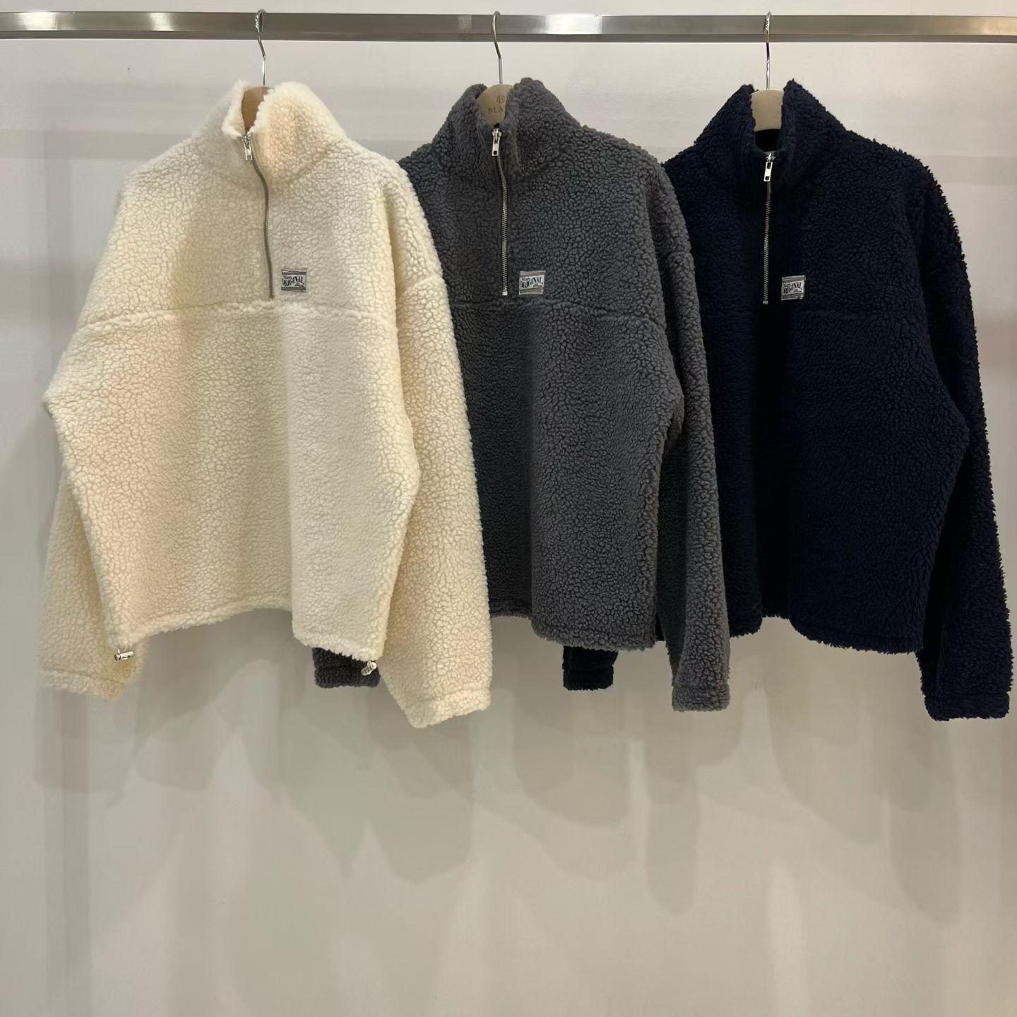 MB5207 羊羔絨半拉鍊套頭上衣