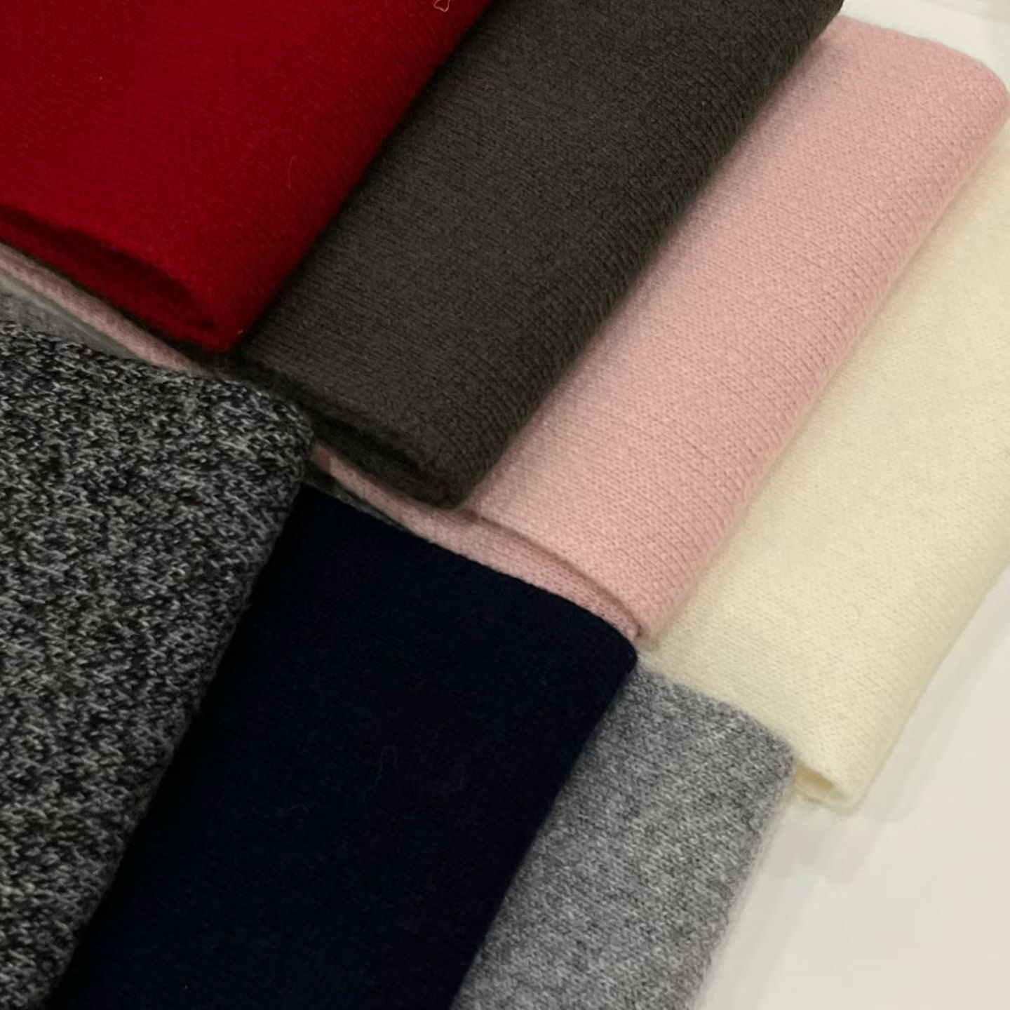 MB5210 純色針織短圍巾