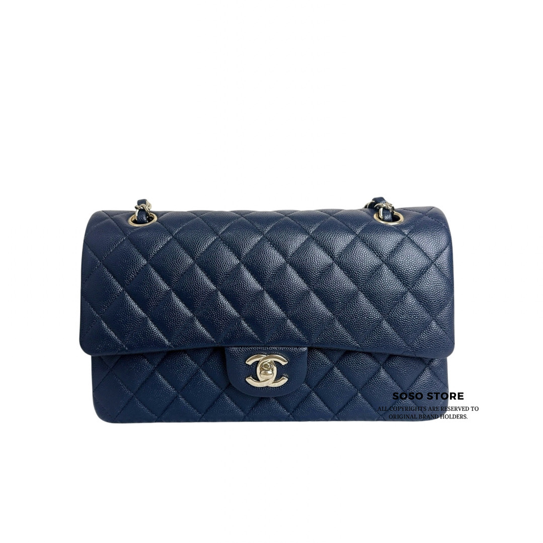 Chanel Classic Flap 25 cm - Navy / Ghw