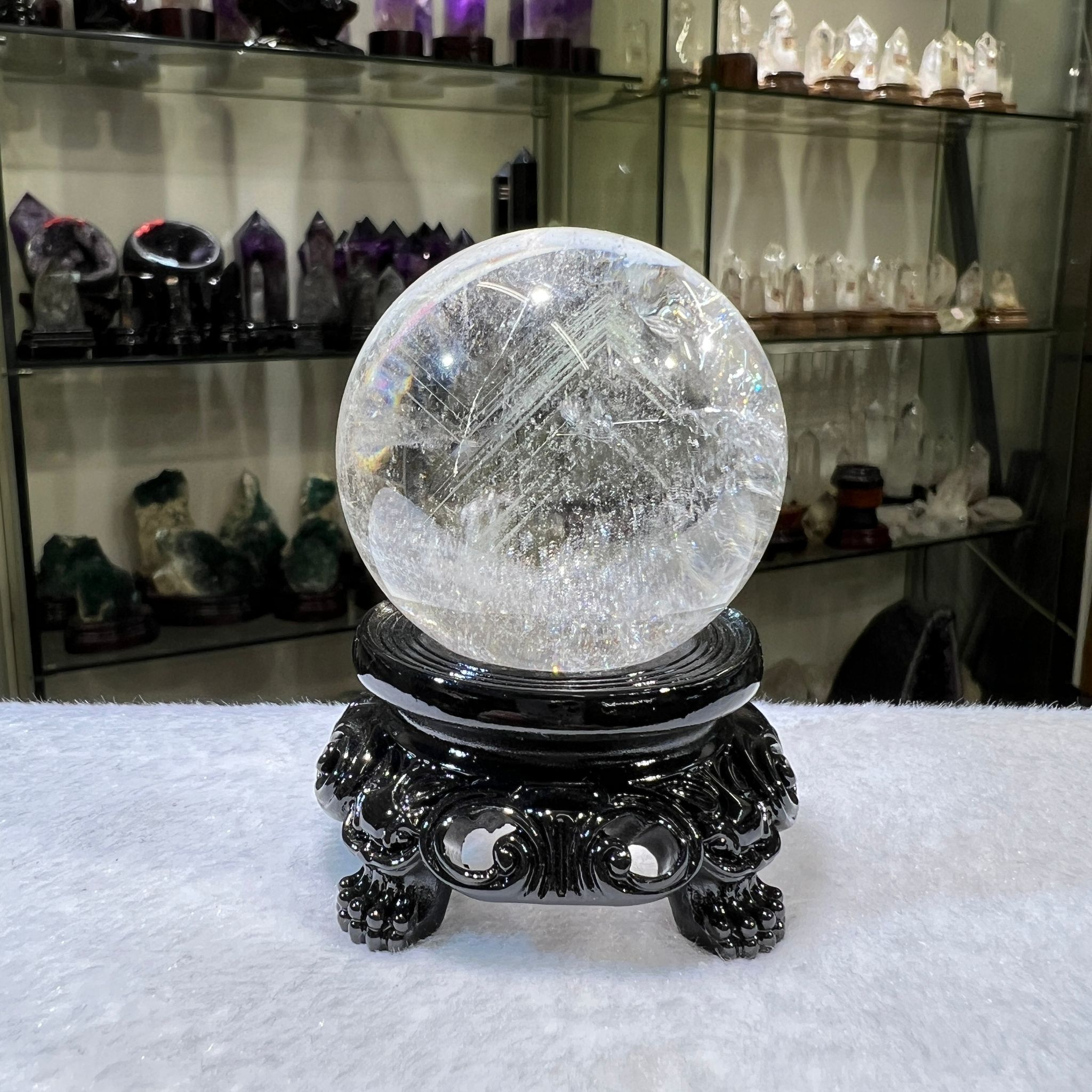 白水晶球 5.2 cm+/- (不連座) #CA0045