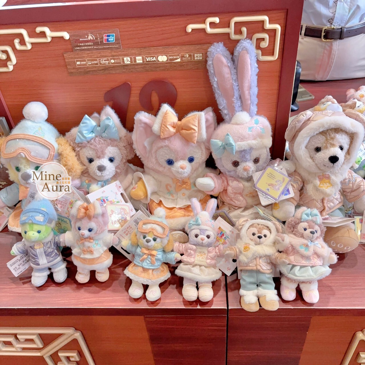 達菲 Duffy 與好友們 冰雪伙伴系列 史黛拉露 星黛露 StellaLou SS號 娃娃 玩偶 -上海迪士尼樂園