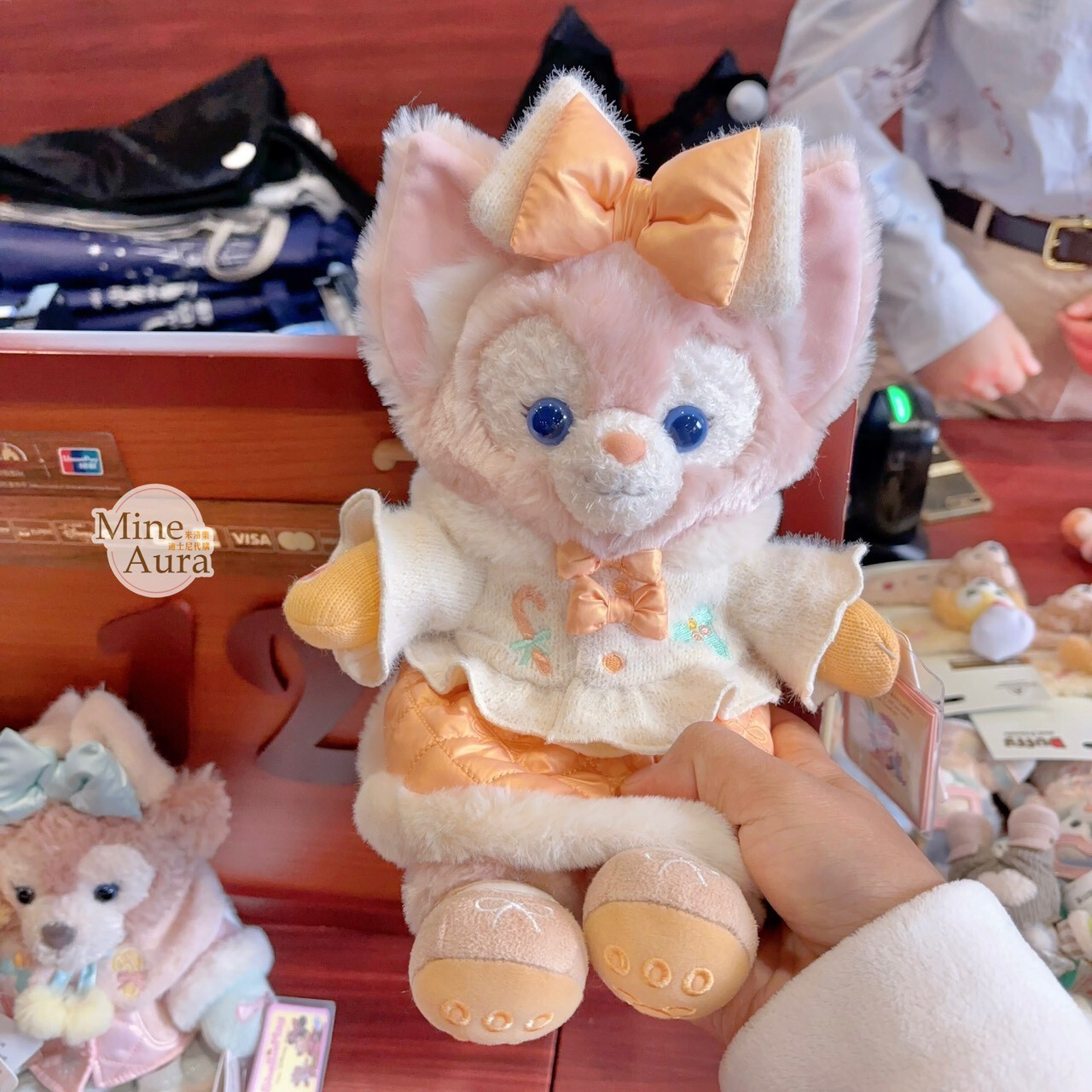 達菲 Duffy 與好友們 冰雪伙伴系列 玲娜貝兒 LinaBell SS號 娃娃 玩偶 -上海迪士尼樂園